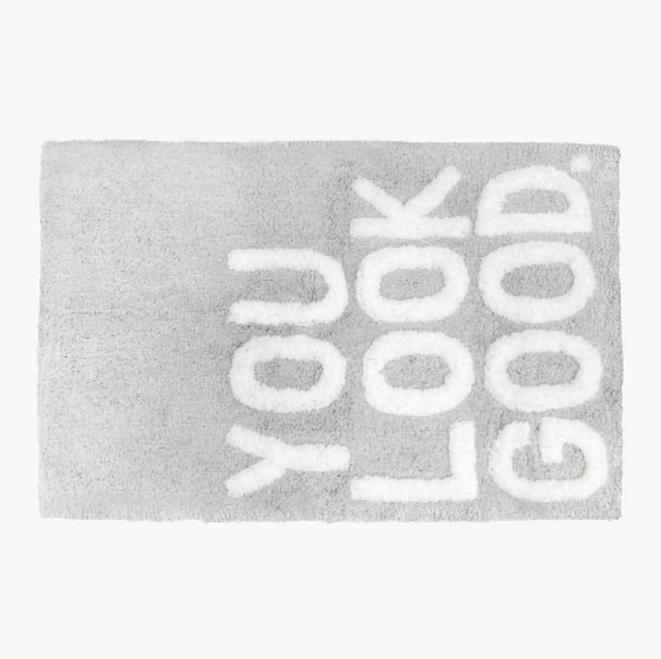 You Look Good Slogan Bath Mat by Allure Bath Fashions