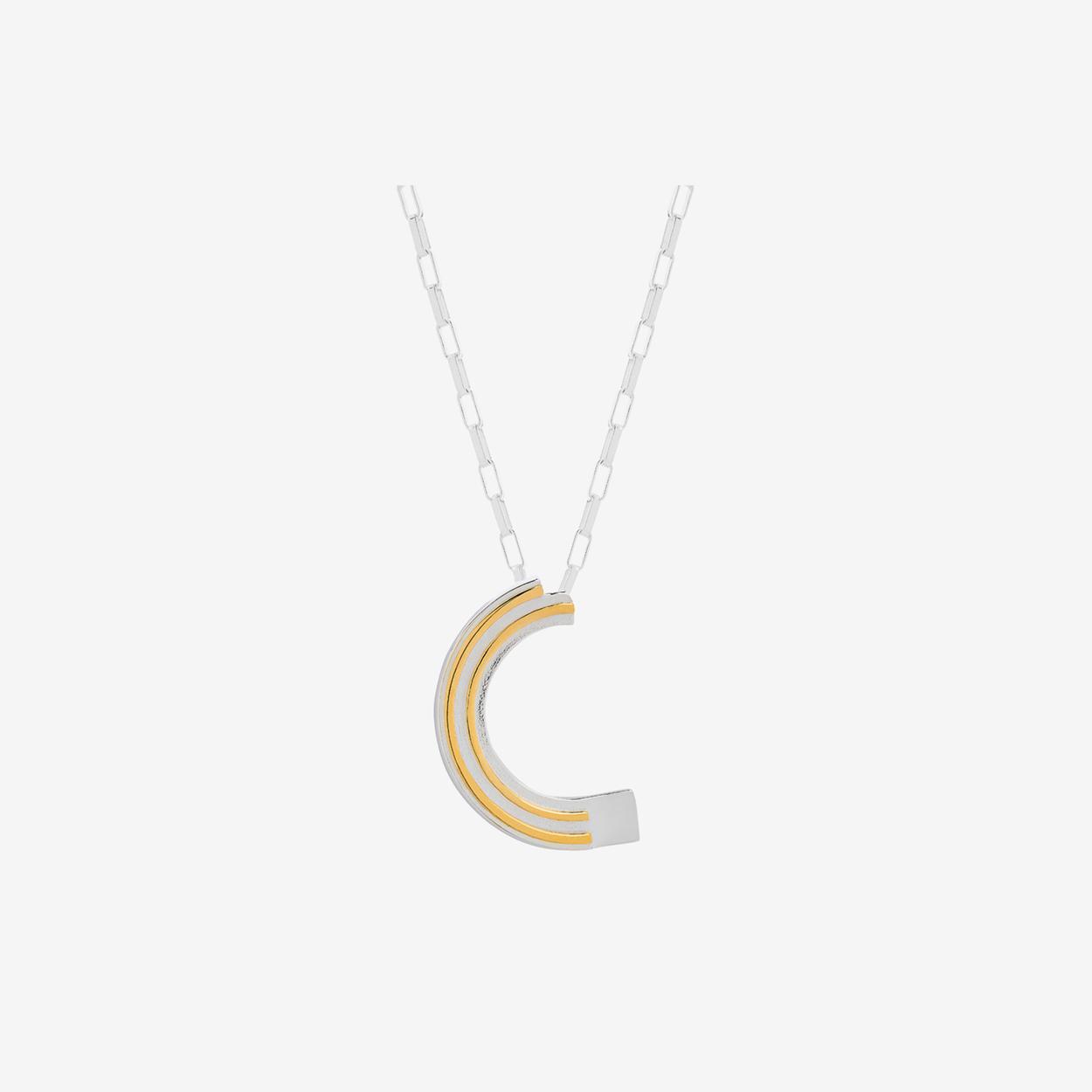 Saxony C Initial Necklace by Yasmin Everley Jewellery
