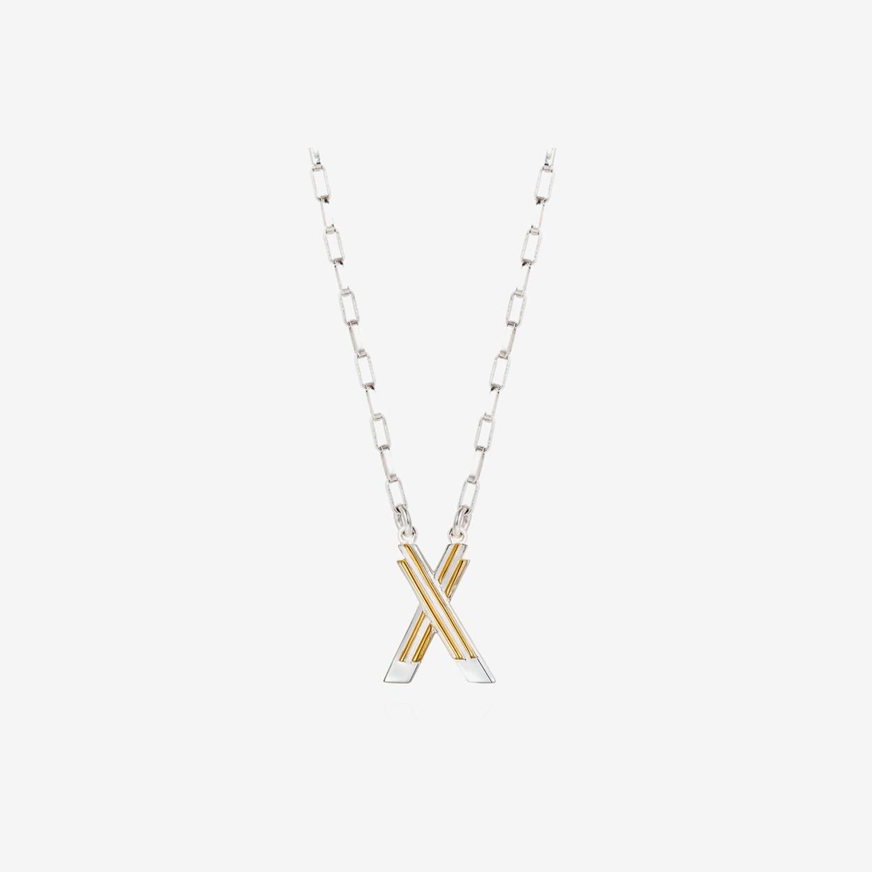 Saxony X Initial Necklace by Yasmin Everley Jewellery