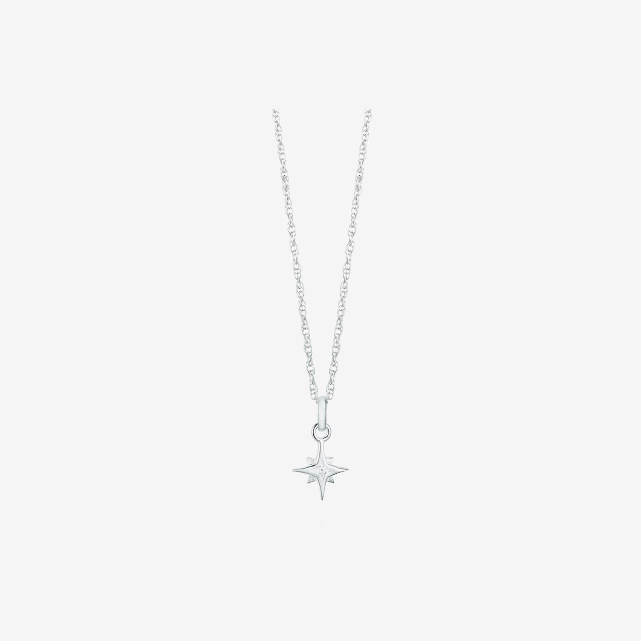 Small Compass Star Necklace by Yasmin Everley Jewellery