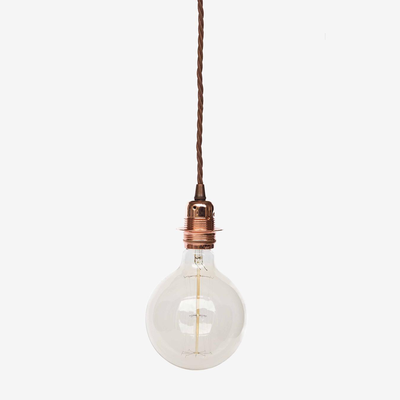 Ceiling Rose Pendant - Rose Gold by William & Watson