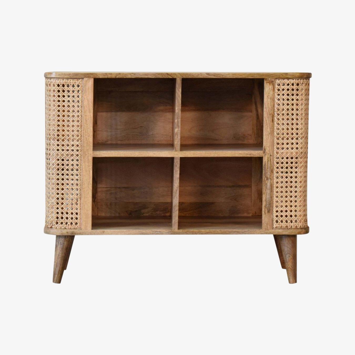 Larissa Open Double Cabinet - Rattan by Artisan Furniture