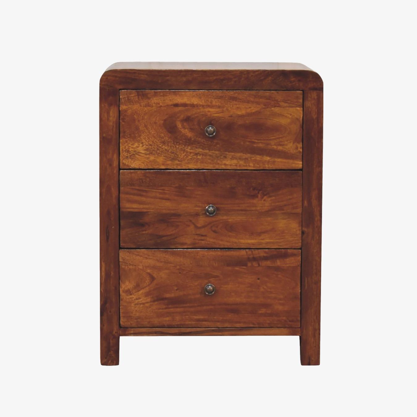 Aspen 3 Drawer Bedside by Artisan Furniture
