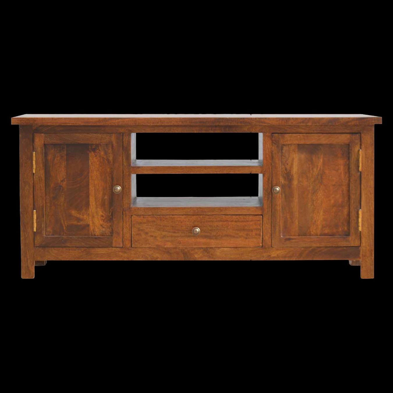 Solid Wood Media Unit by Artisan Furniture