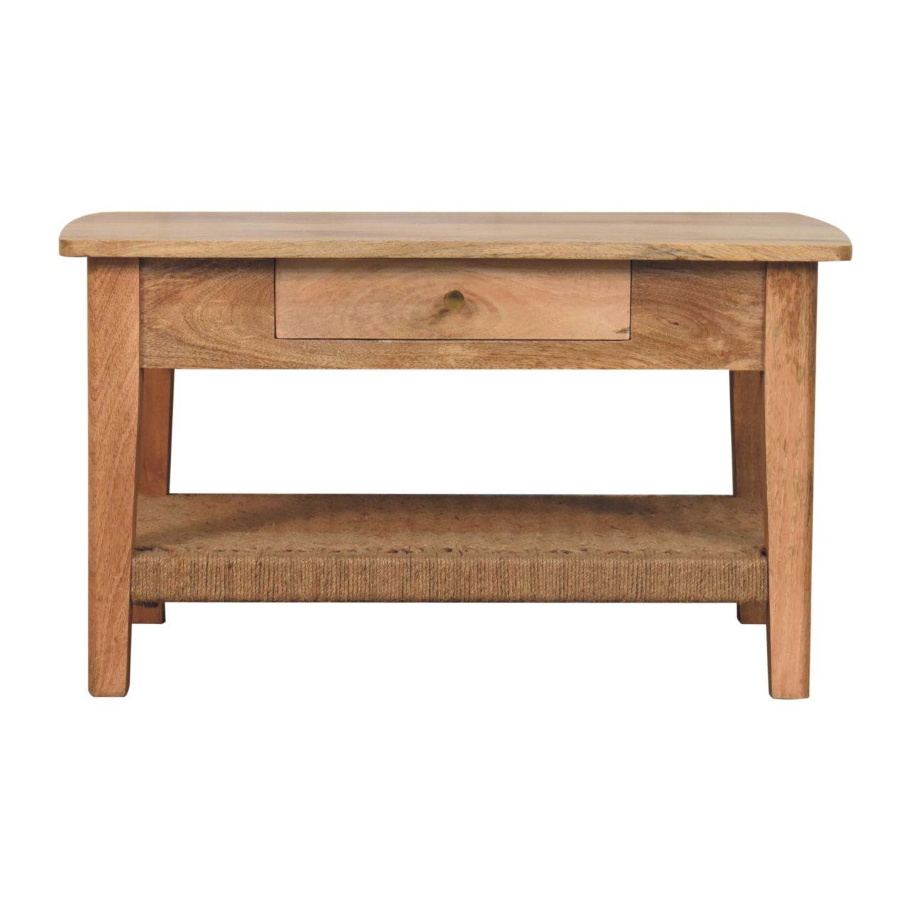 Rope 1 Drawer Coffee Table by Artisan Furniture