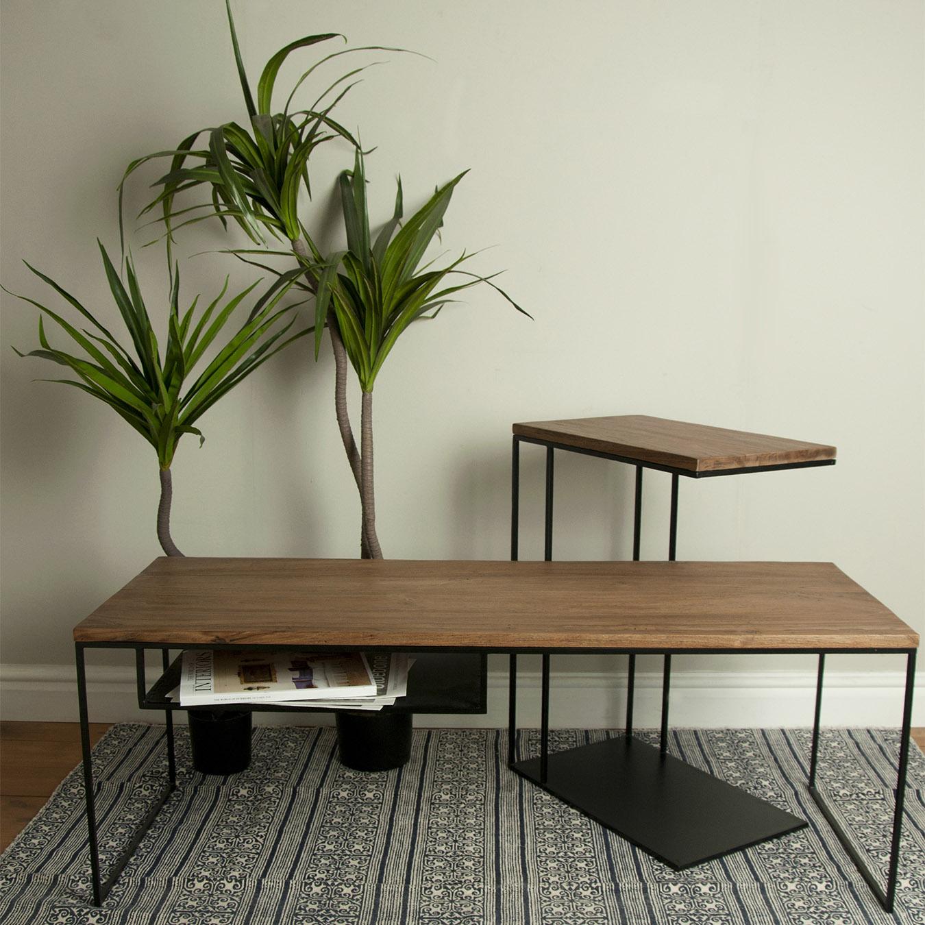 Varese Slimline Lounge Tables - Set of 2 by BB Home