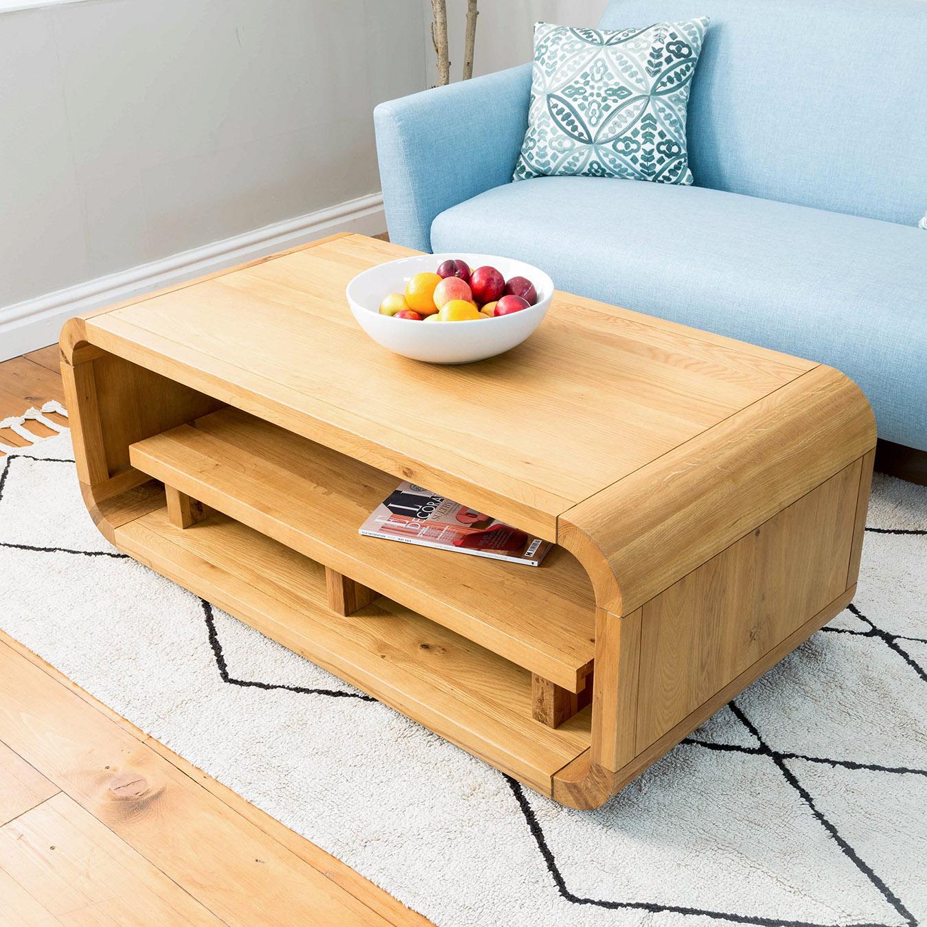 Maderno Lounge Coffee Table with Shelf by BB Home