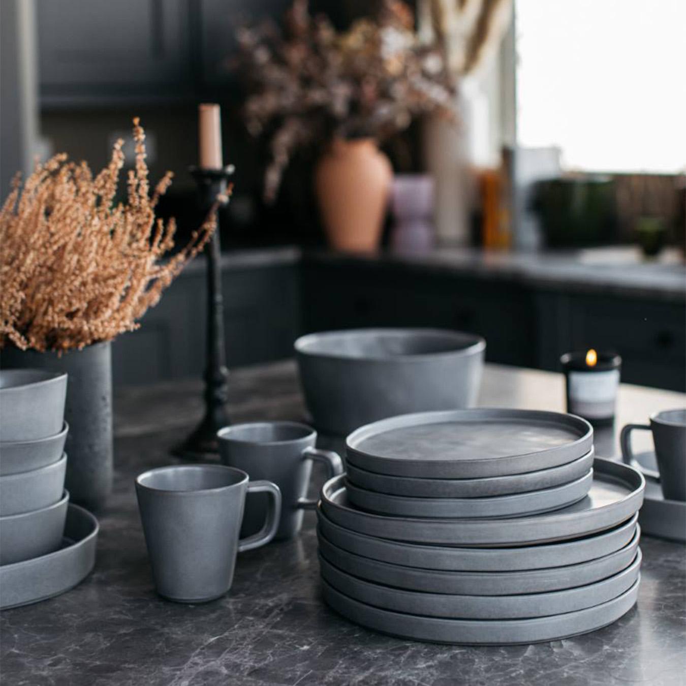 Kumla Recycled Clay Dinner Plate by Also Home