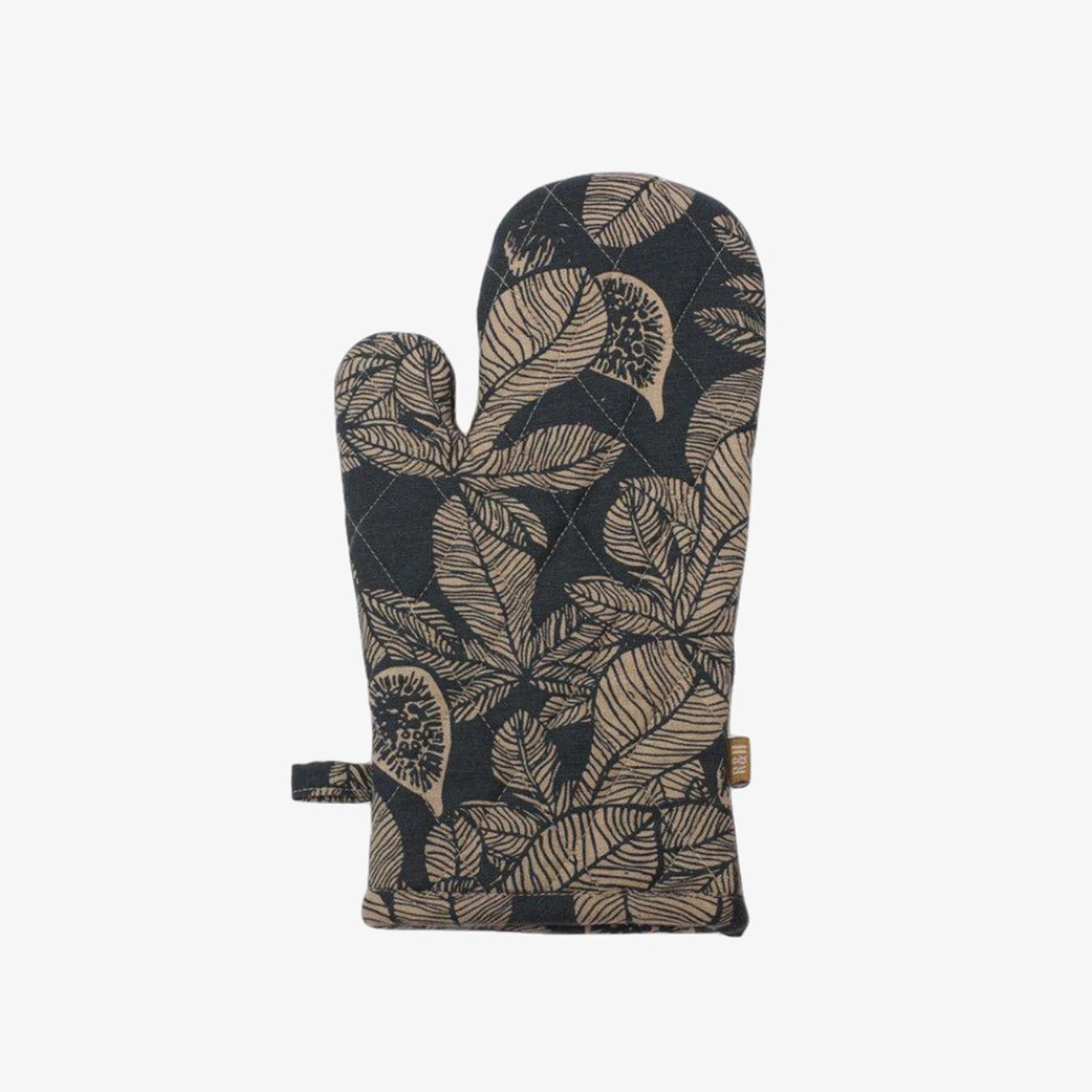 Fig Tree Single Oven Glove - Dark Slate by Raine & Humble