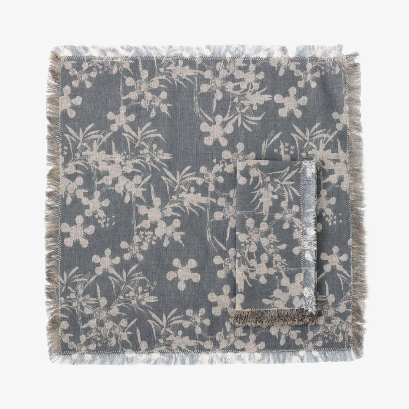 Myrtle Napkin - Slate - Set of 4 by Raine & Humble