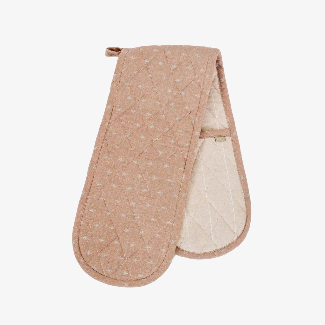 Wild Bee Double Oven Glove - Clay by Raine & Humble