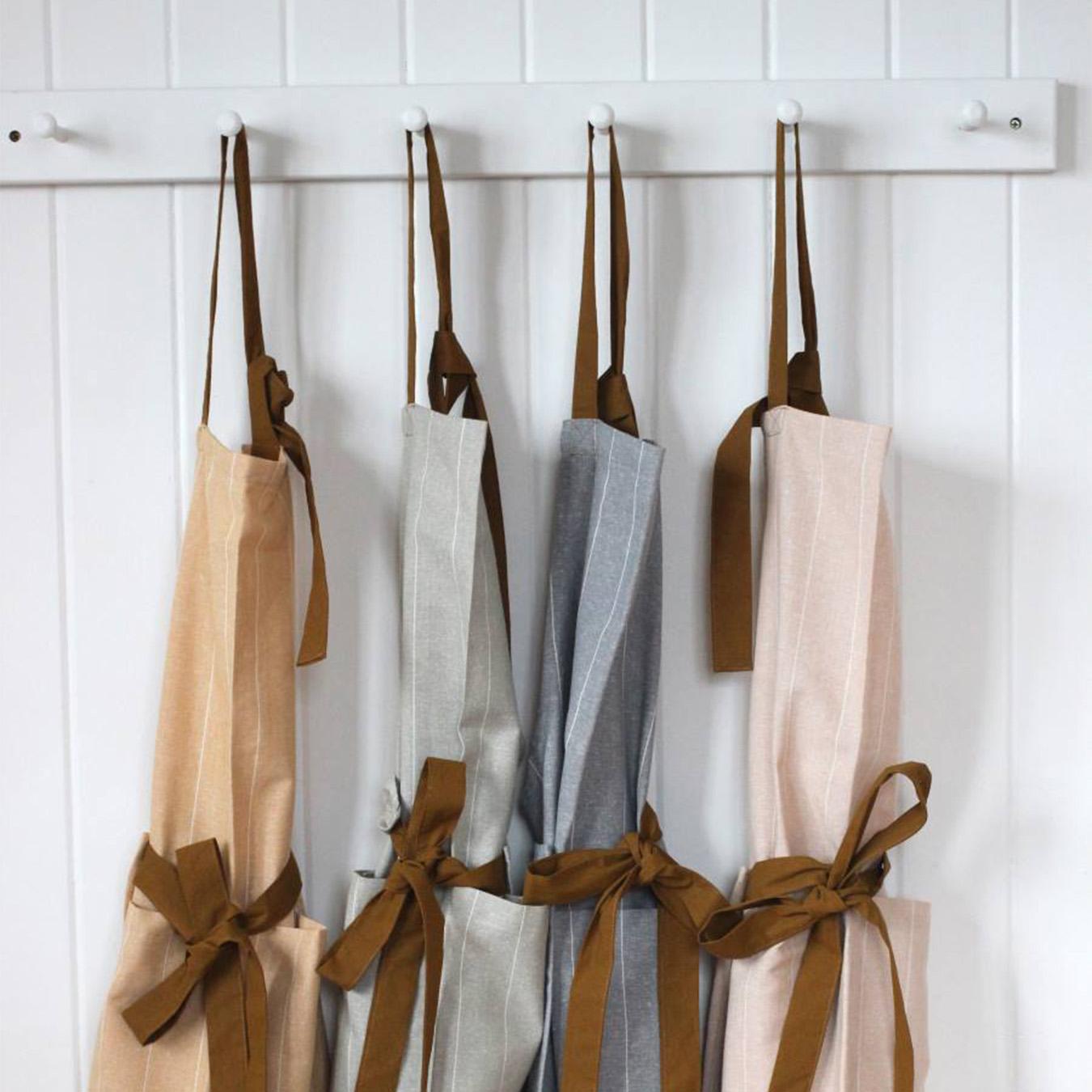 Wild Stripe Apron - Clay by Raine & Humble