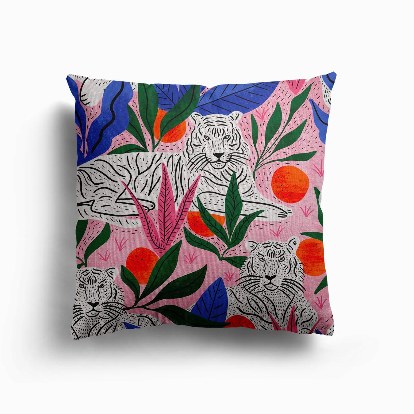 Tigers Canvas Kissen