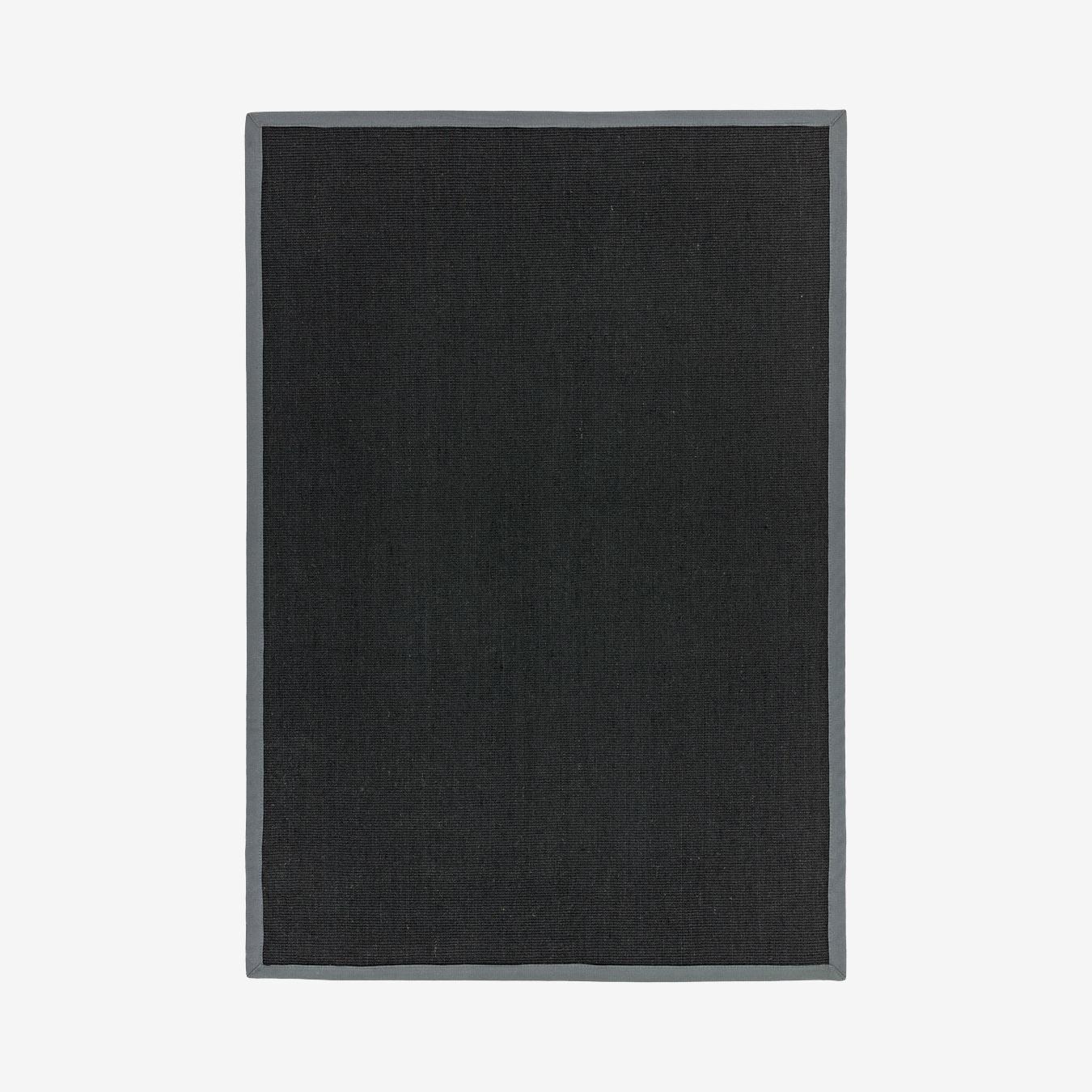 Sisal Area Rug - Black / Grey by Asiatic