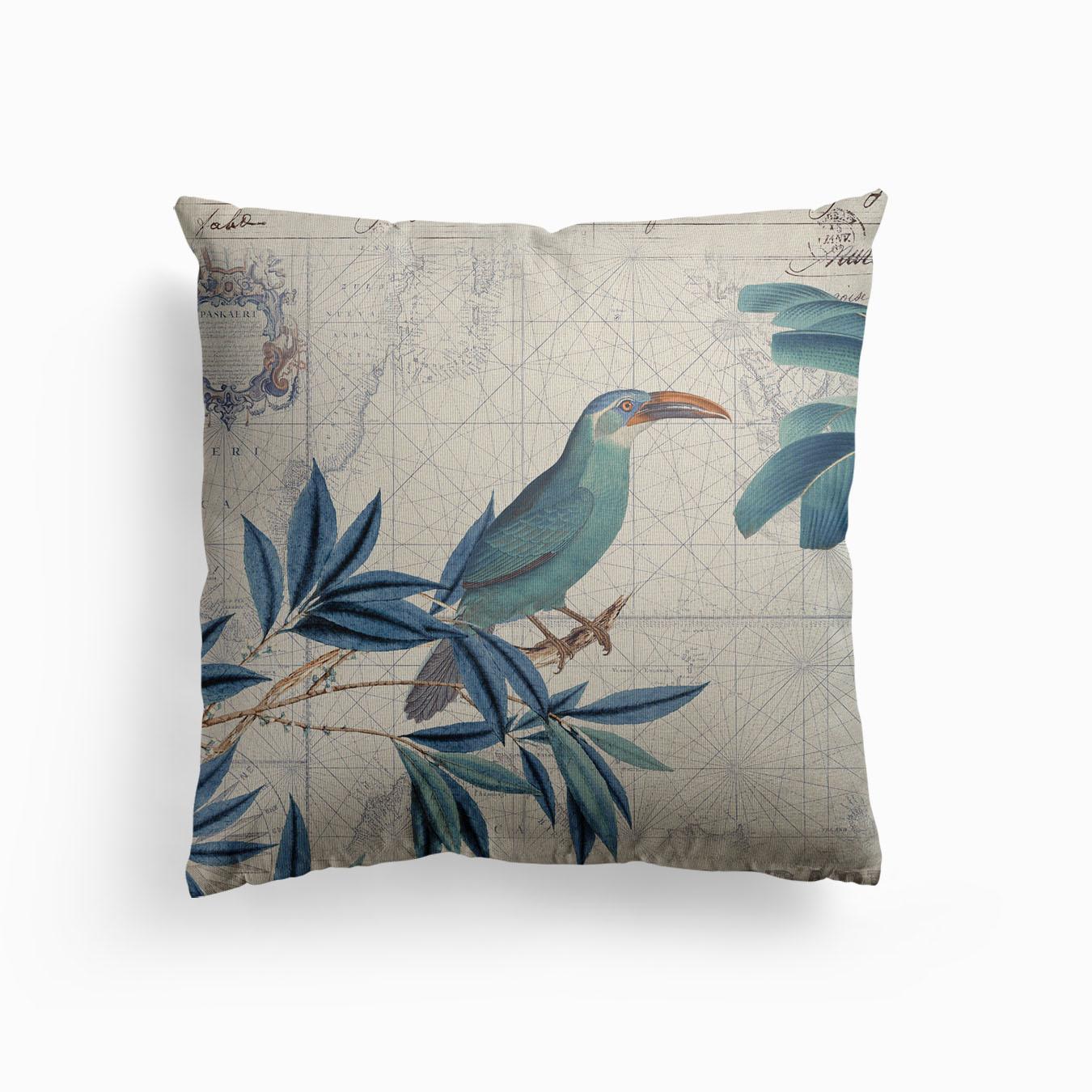 The Birds Voyage Canvas Cuscino