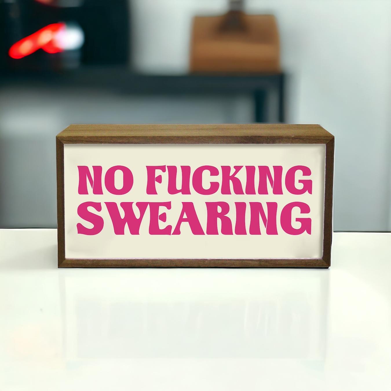 Light Box Home - No Fu**ing Swearing by Echo Three