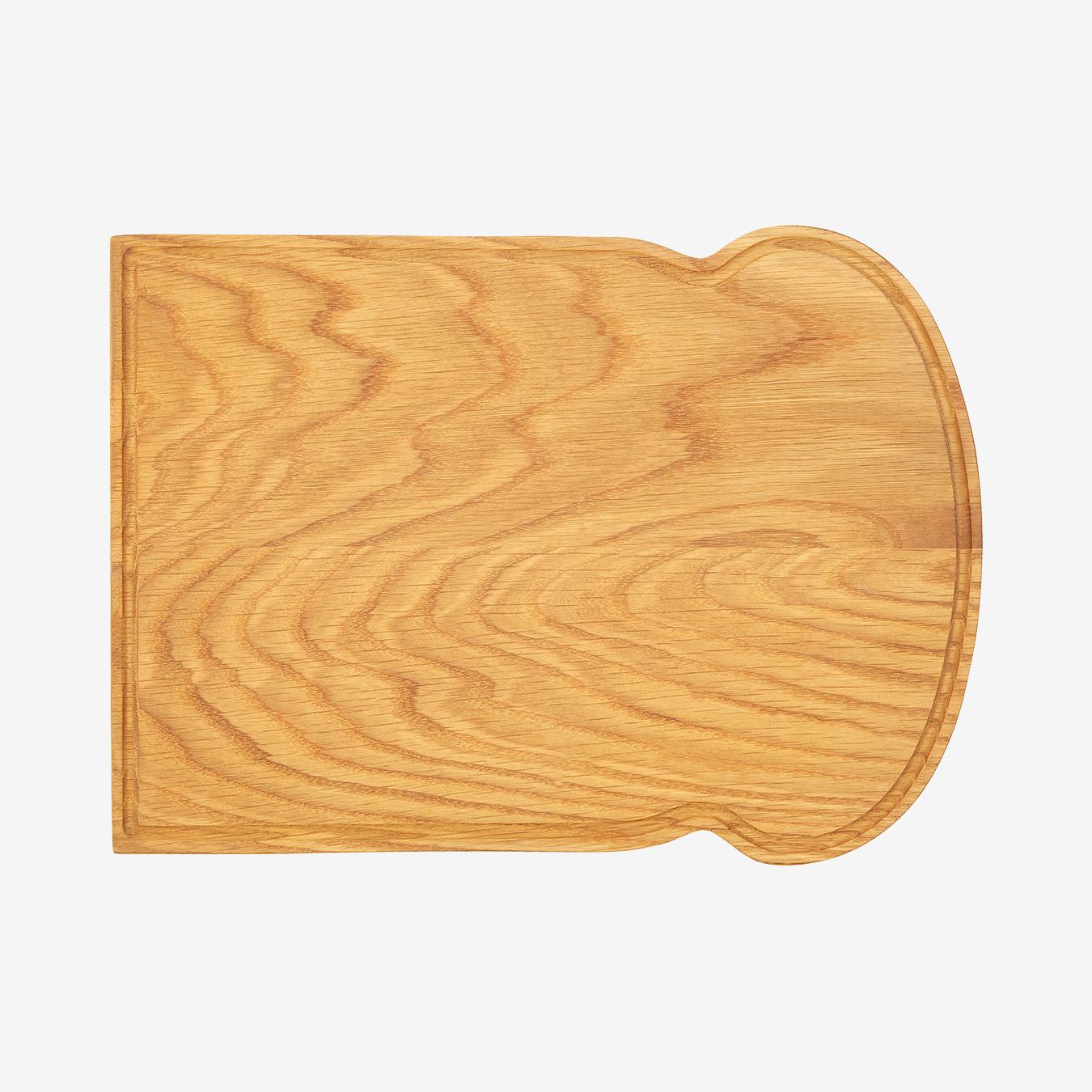 Bread Shaped Chopping Board - Oak by Fifty Five South