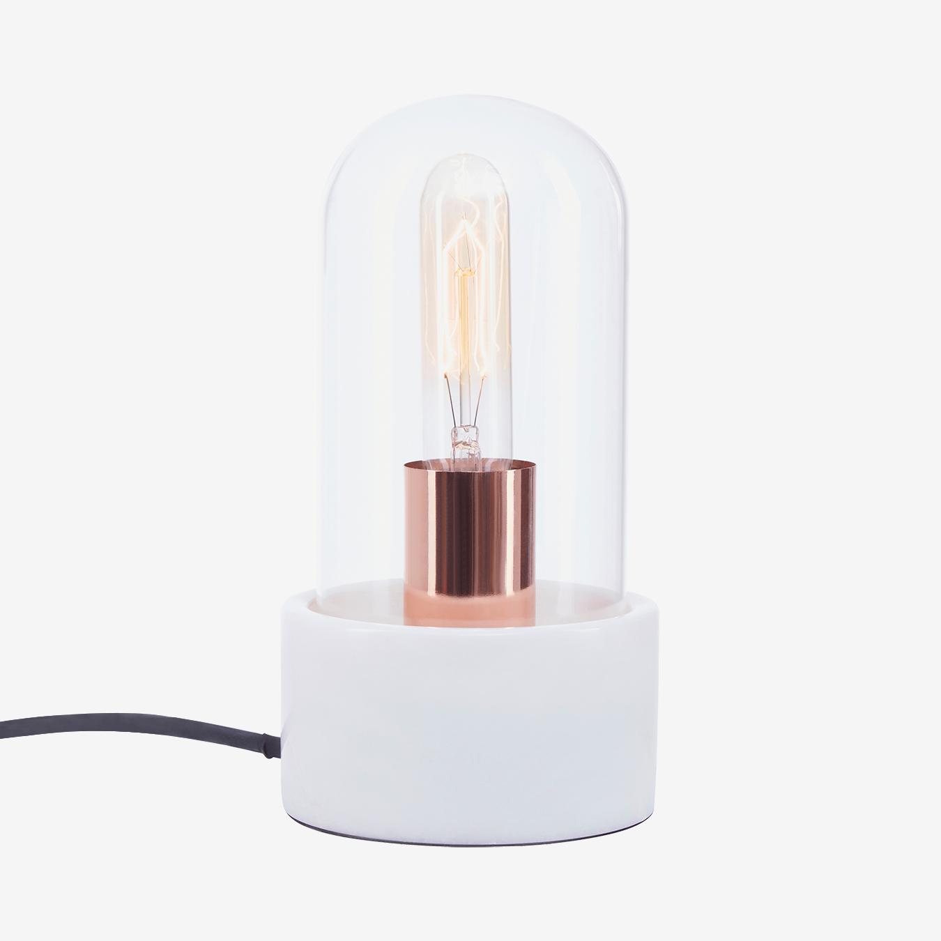 Lamonte Bell Lamp - White by Fifty Five South