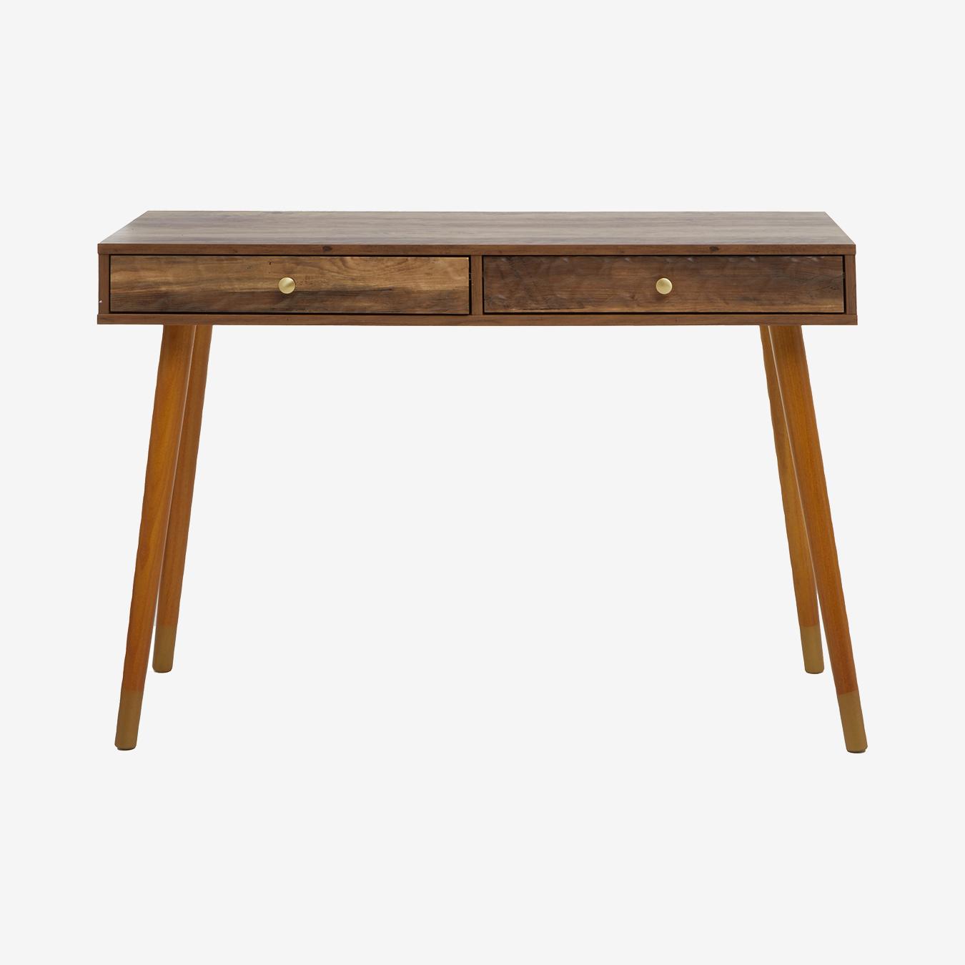 Frida 2-Draw Console Table - Wood Effect by Fifty Five South