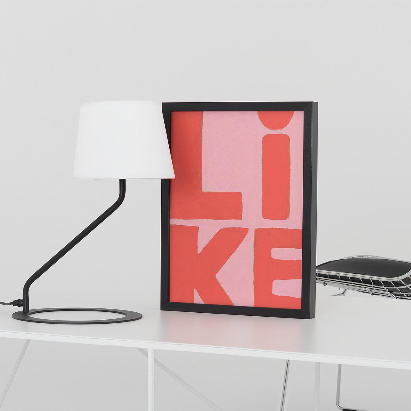 Shade Table Lamp - White / Black by Custom Form
