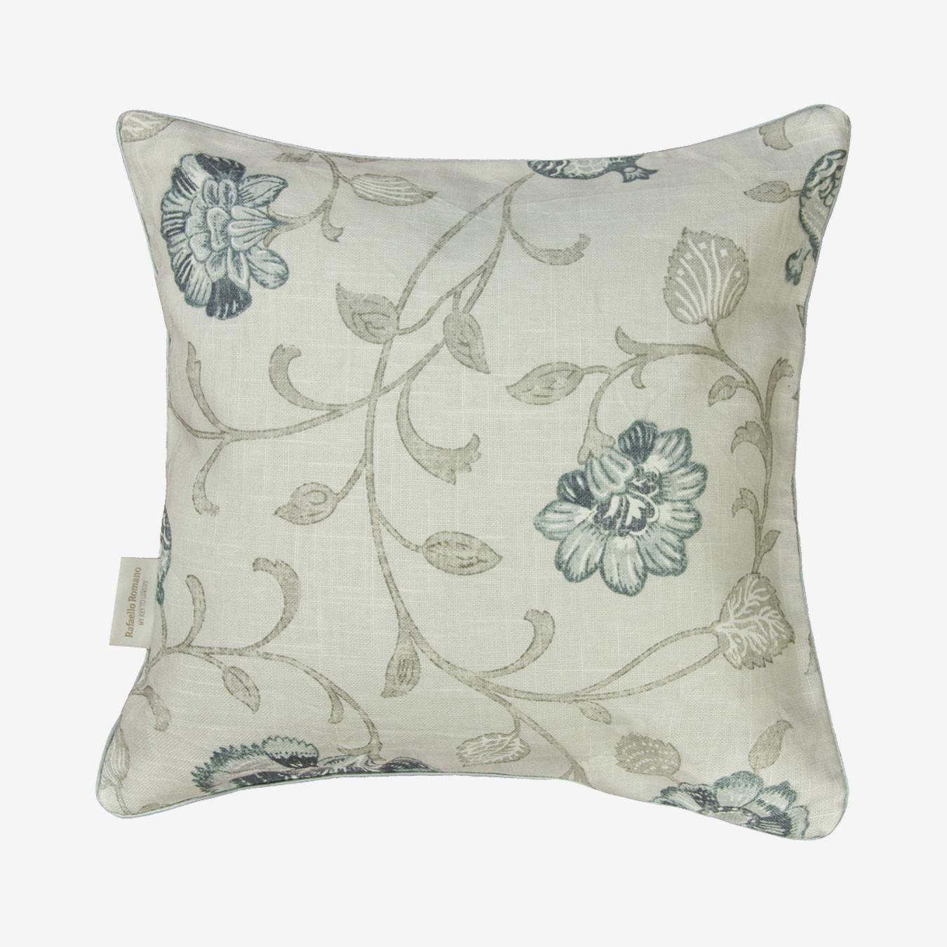 Pomegranate 1 Cushion Cover - White - 100% Linen