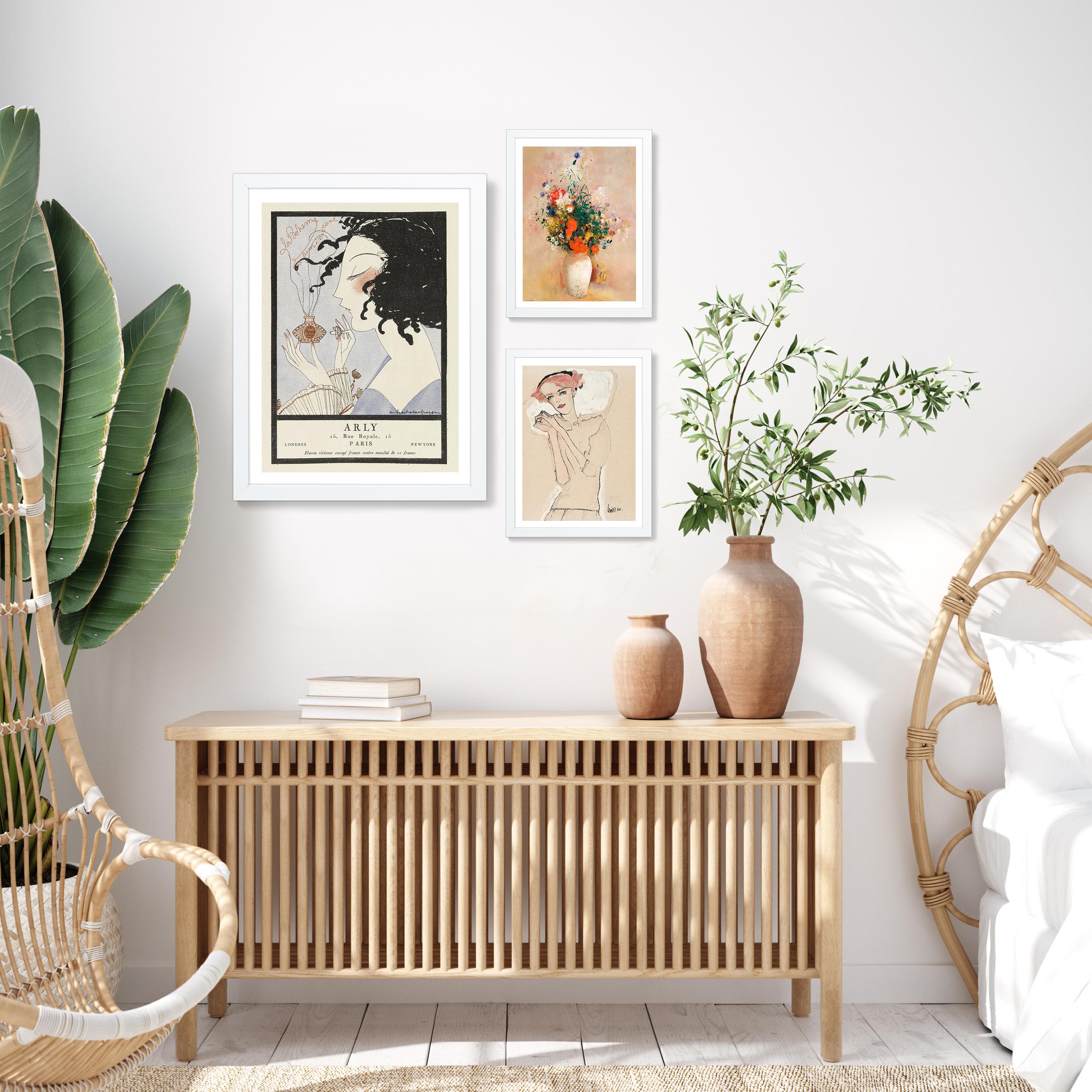Vintage Bedroom Gallery Wall by Fy! Gallery Walls