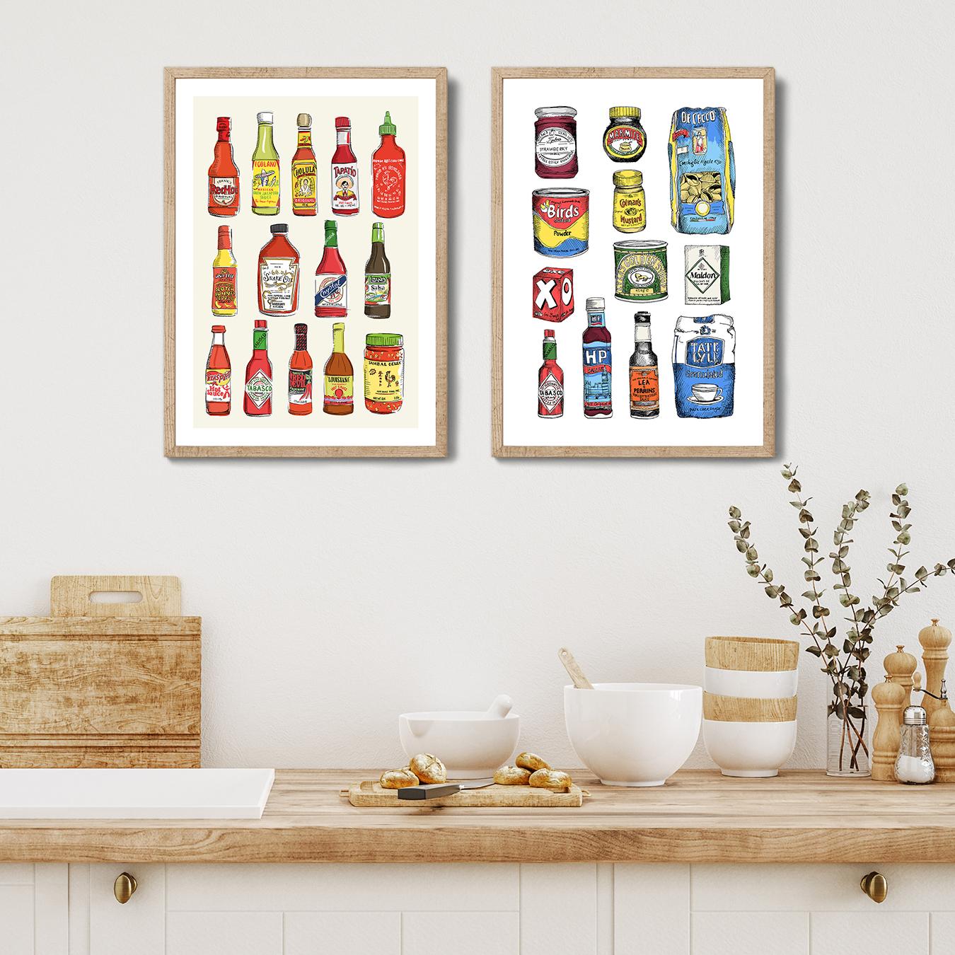 Kitchen Essentials Pair of Prints By Lola Star by Fy! Gallery Walls