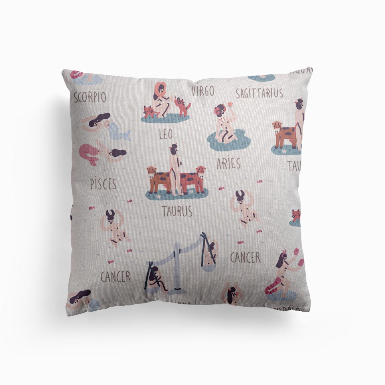 Horoscope Canvas Coussin