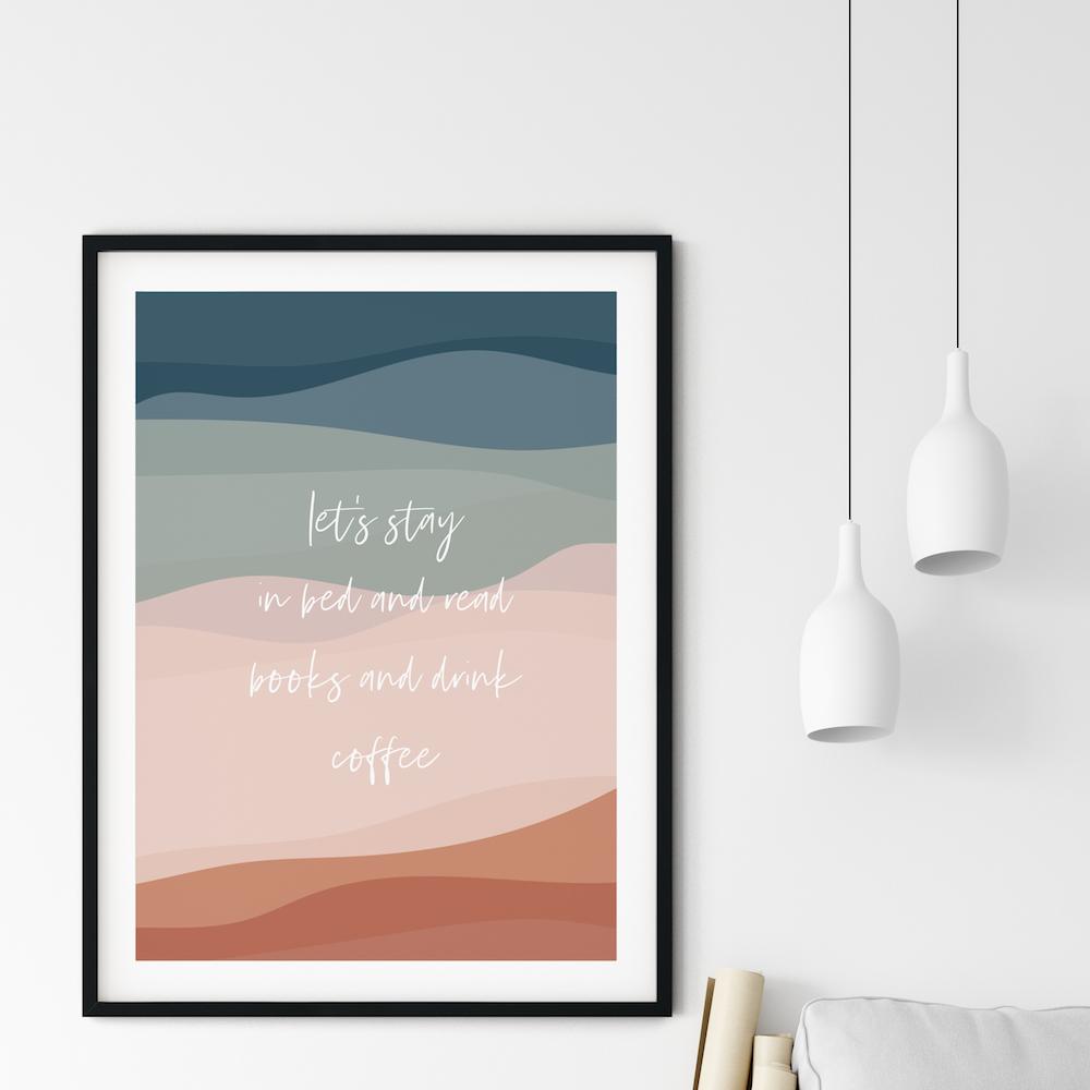 Let's Stay in Bed Poster