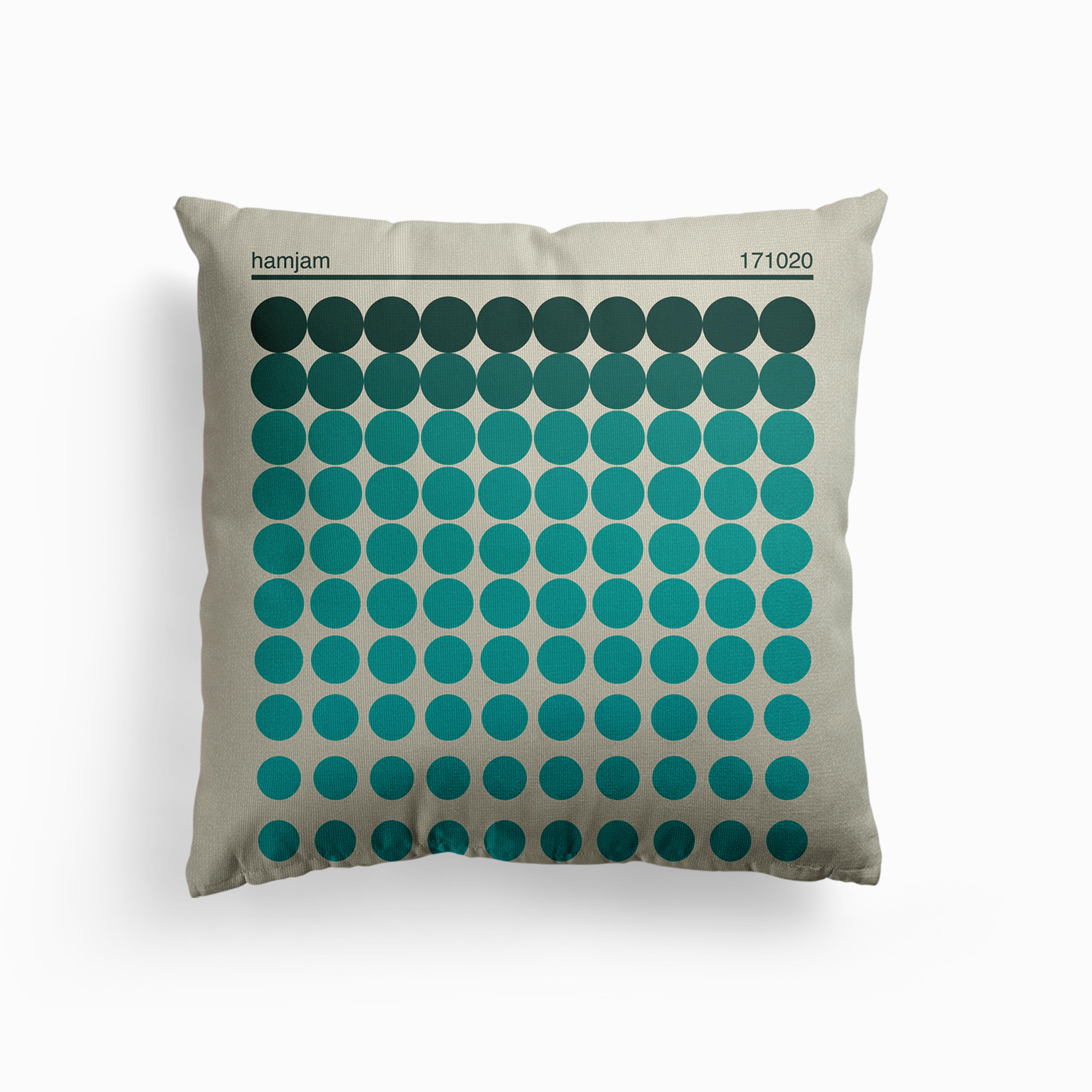 Retro Dots 1 Canvas Cushion by HAMJAM