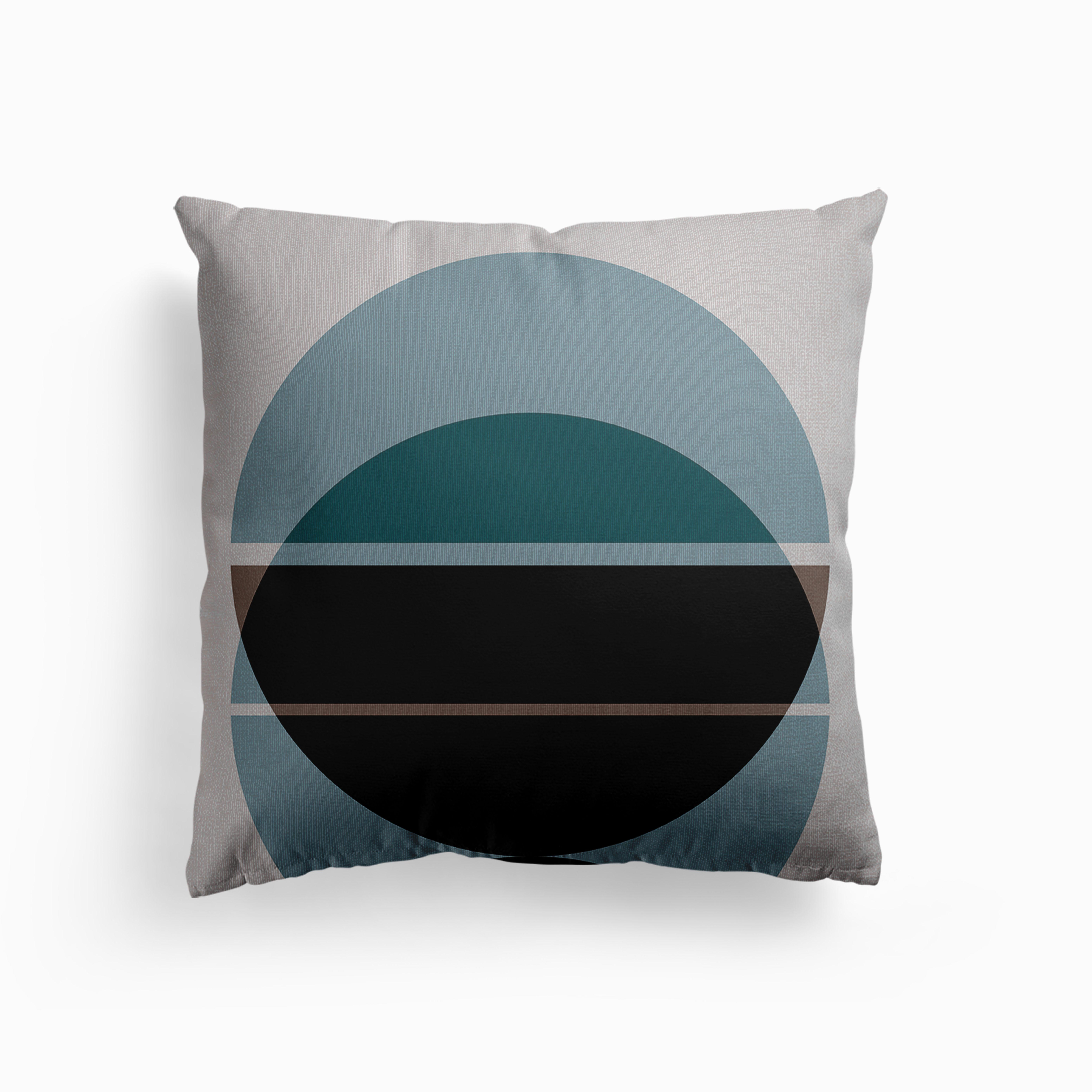 Retro Shapes 2 Canvas Cushion by HAMJAM