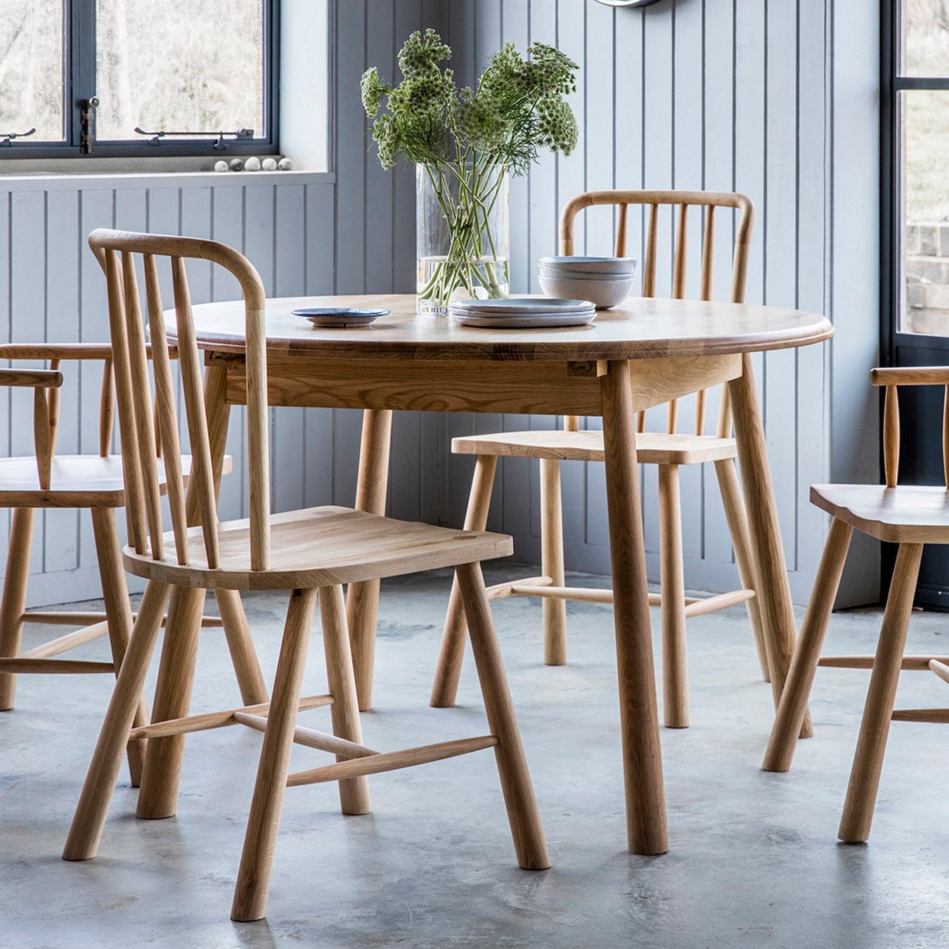 Wycombe Round Extending Table by E.S. Designs