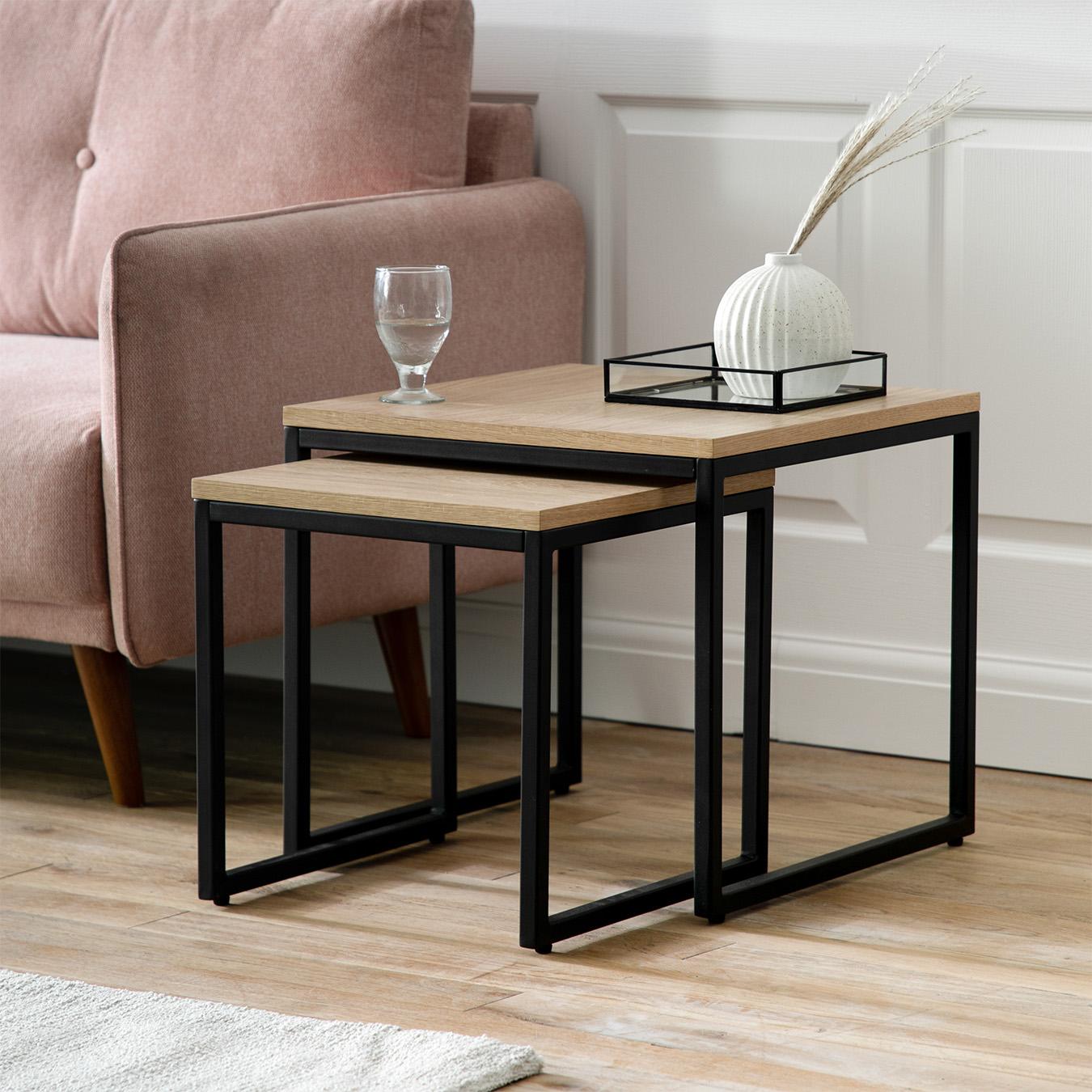 Side Nesting Tables - Set of 2 by E.S. Designs