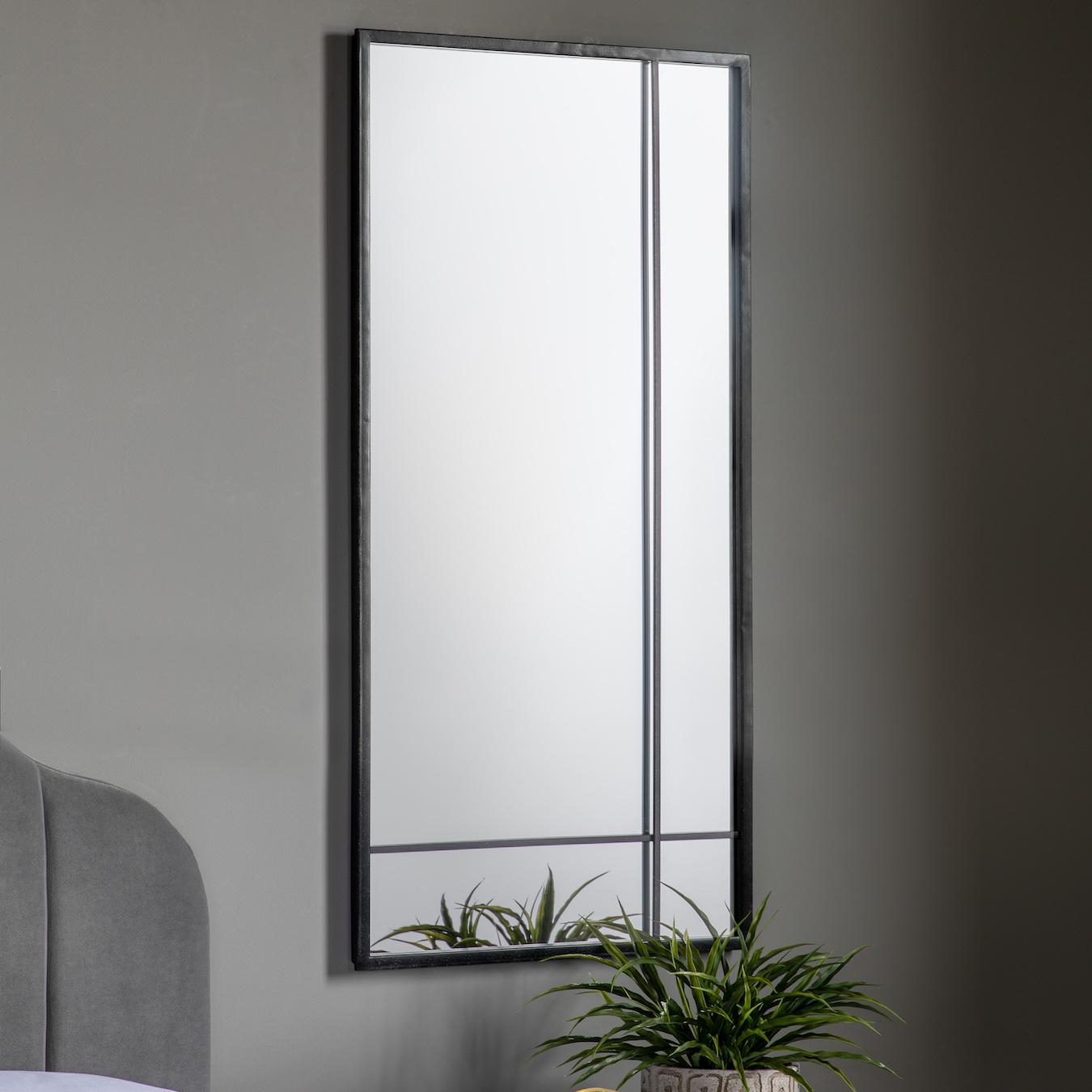 Industrial Mirror 1 - Grey by E.S. Designs