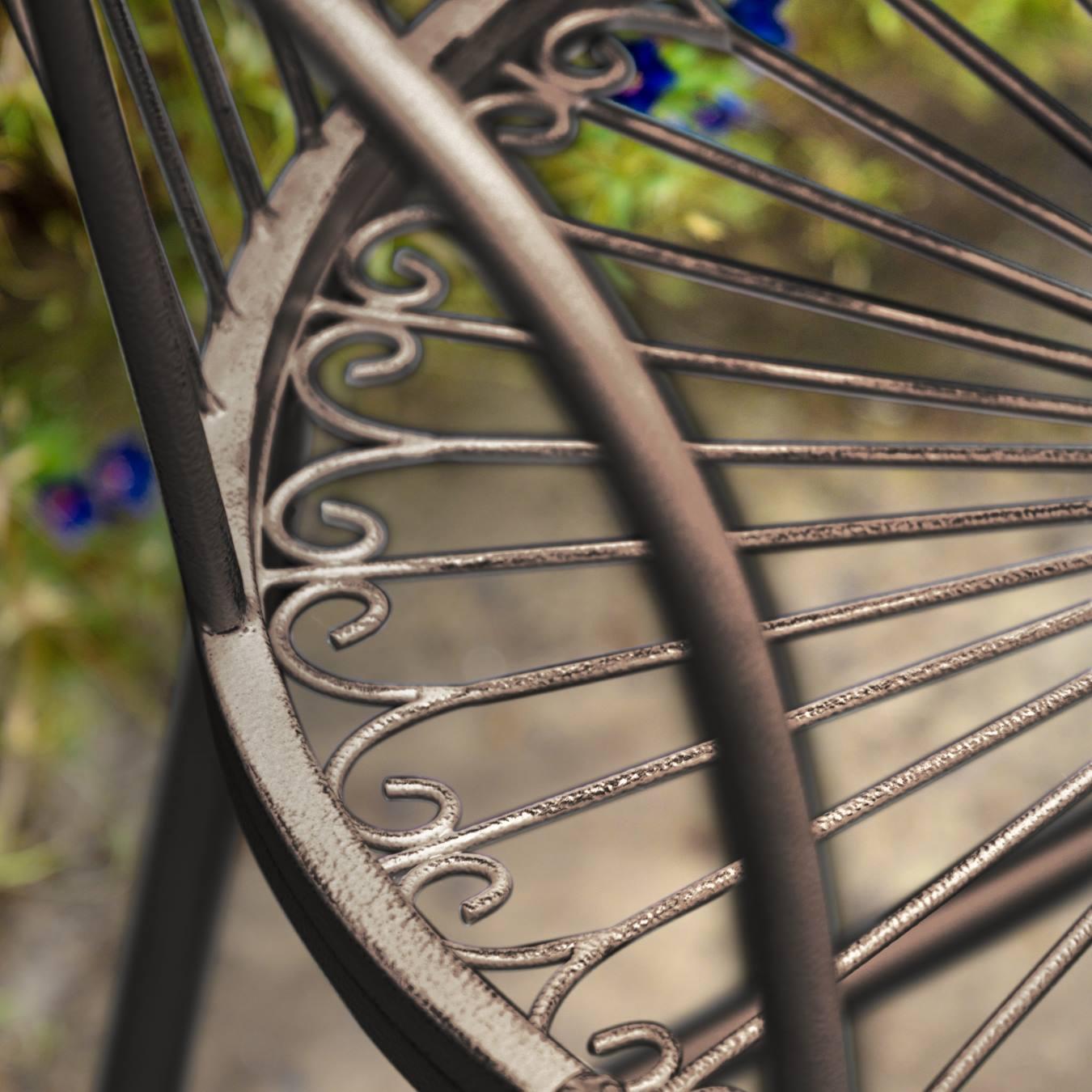 2-Seater Bistro Set - Noir / Iron by E.S. Designs
