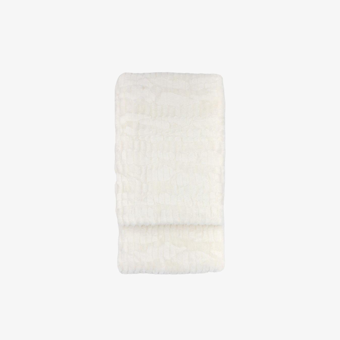 Rabbit Fur Throw - Cream by E.S. Designs