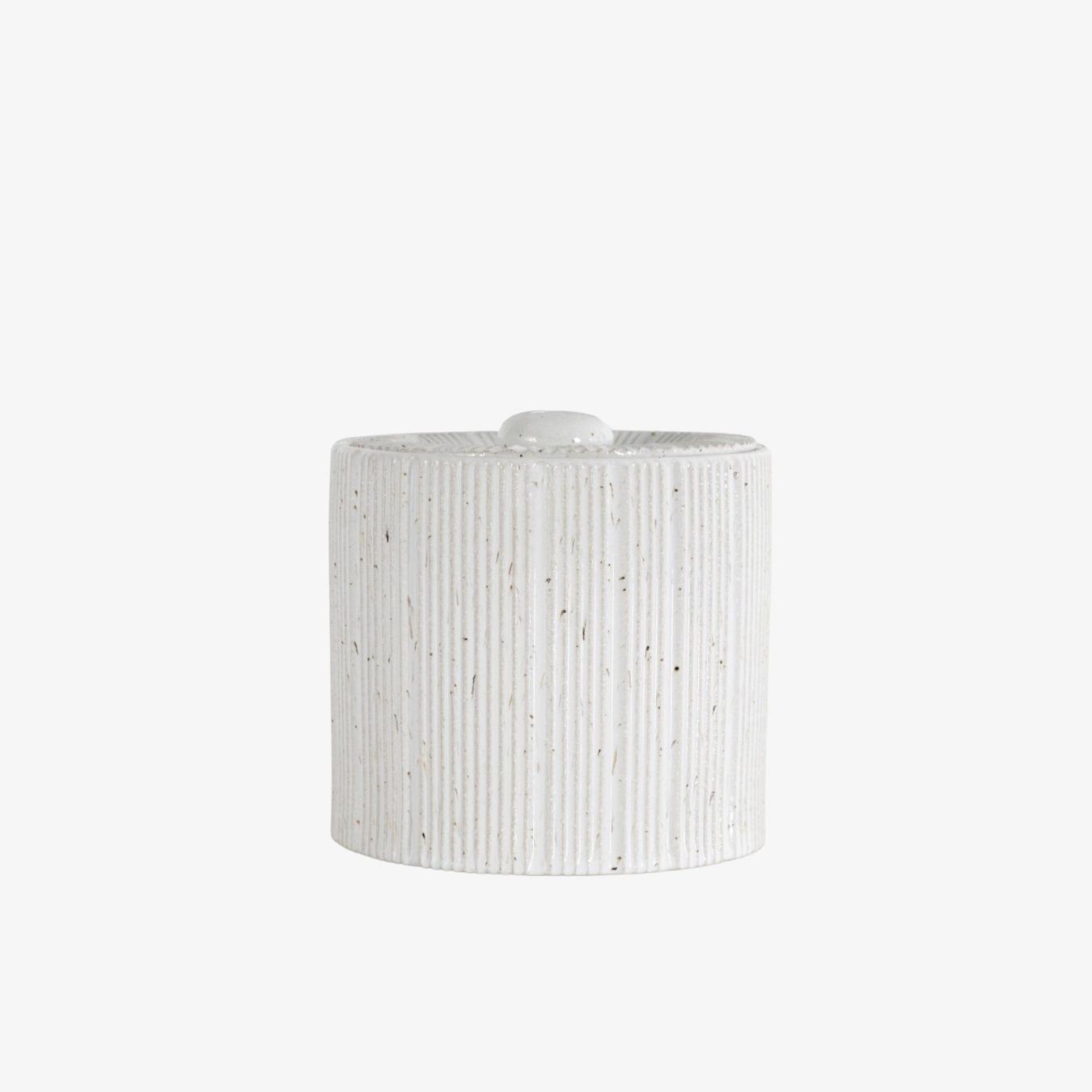 Handmade Jar - White by E.S. Designs