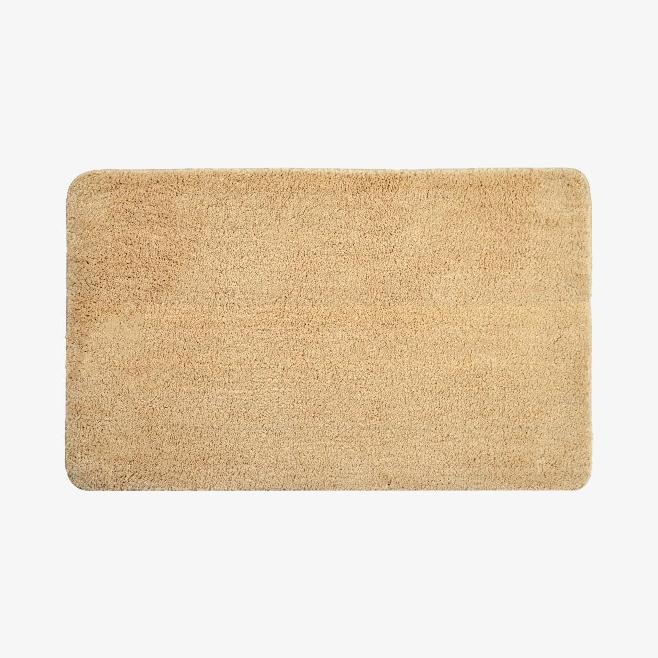 Deep Pile Microfibre Non-Slip Bath Mat - Stone by Allure Bath Fashions