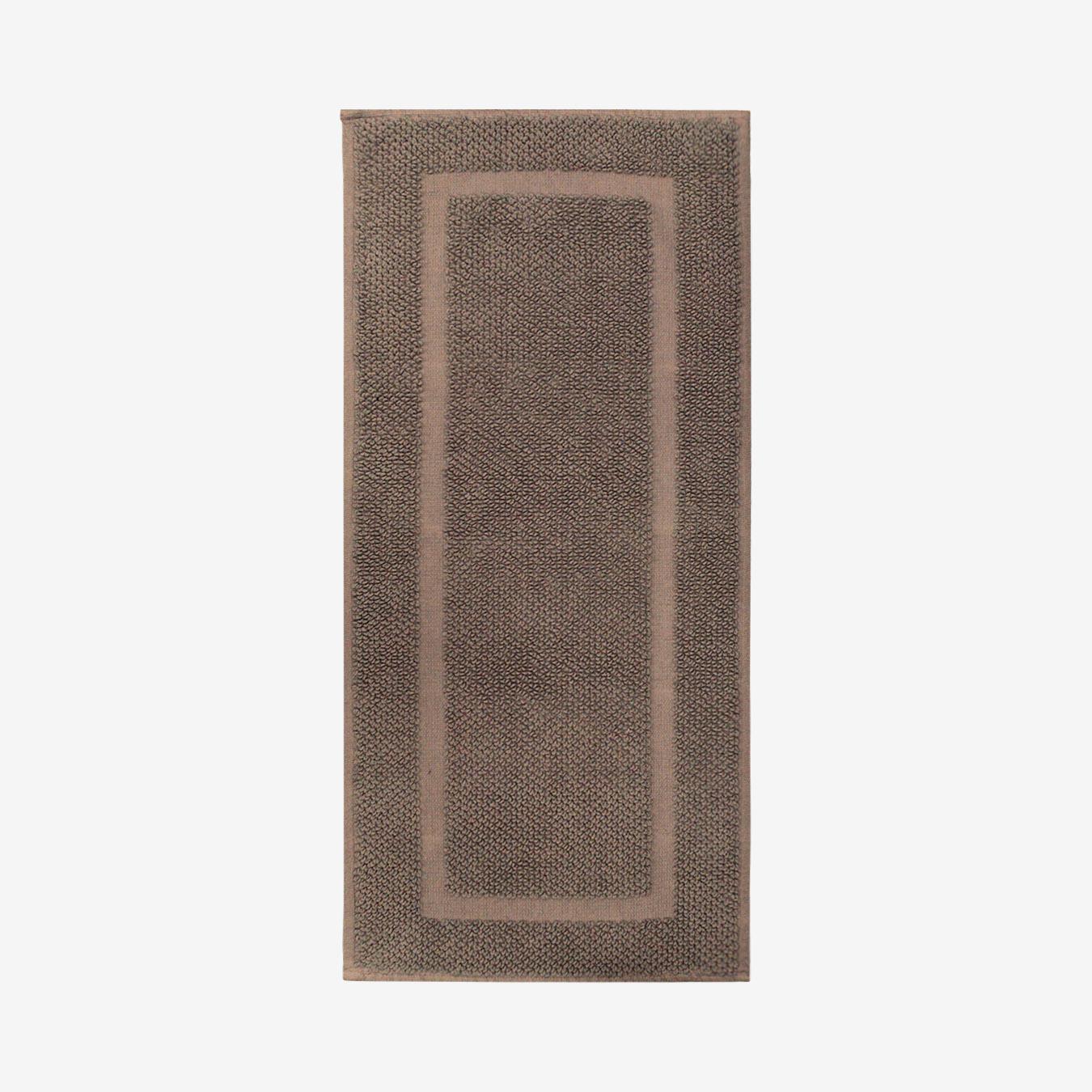 Hotel Essentials Cotton Bath Runner - Mocha by Allure Bath Fashions