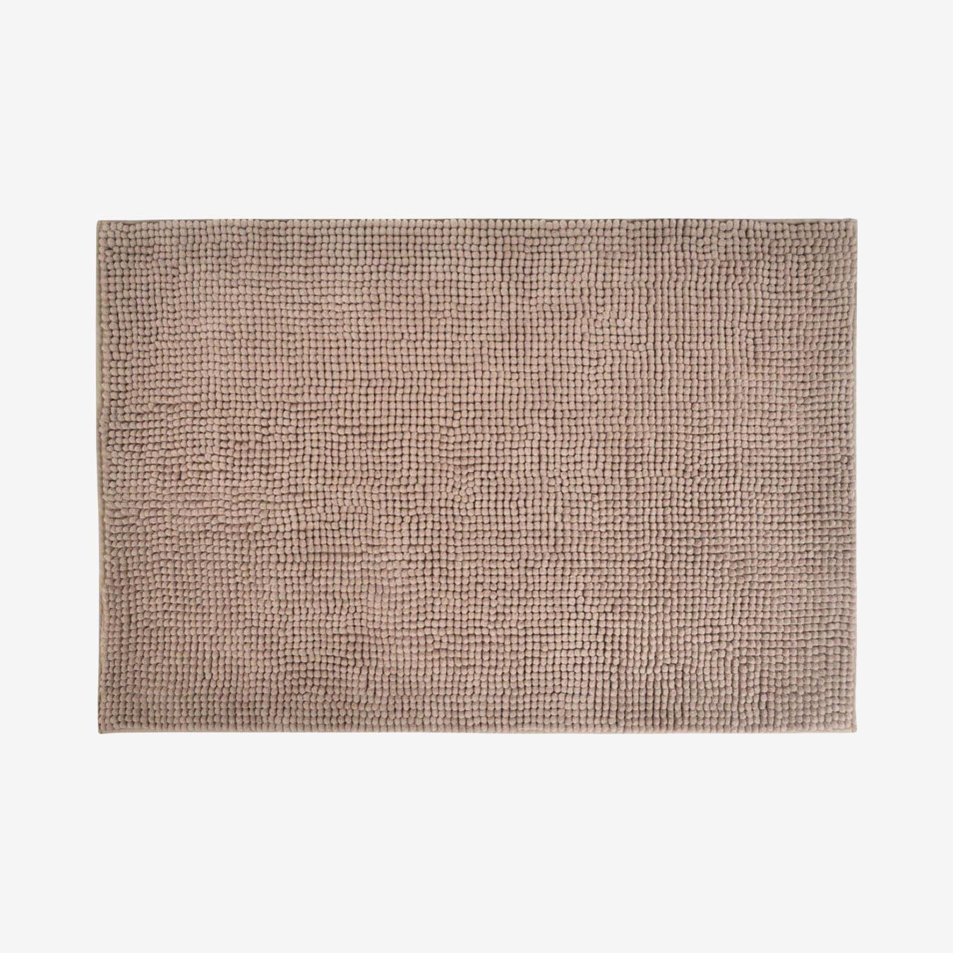 Supersoft Chenille Bobble Bath Mat - Mocha by Allure Bath Fashions