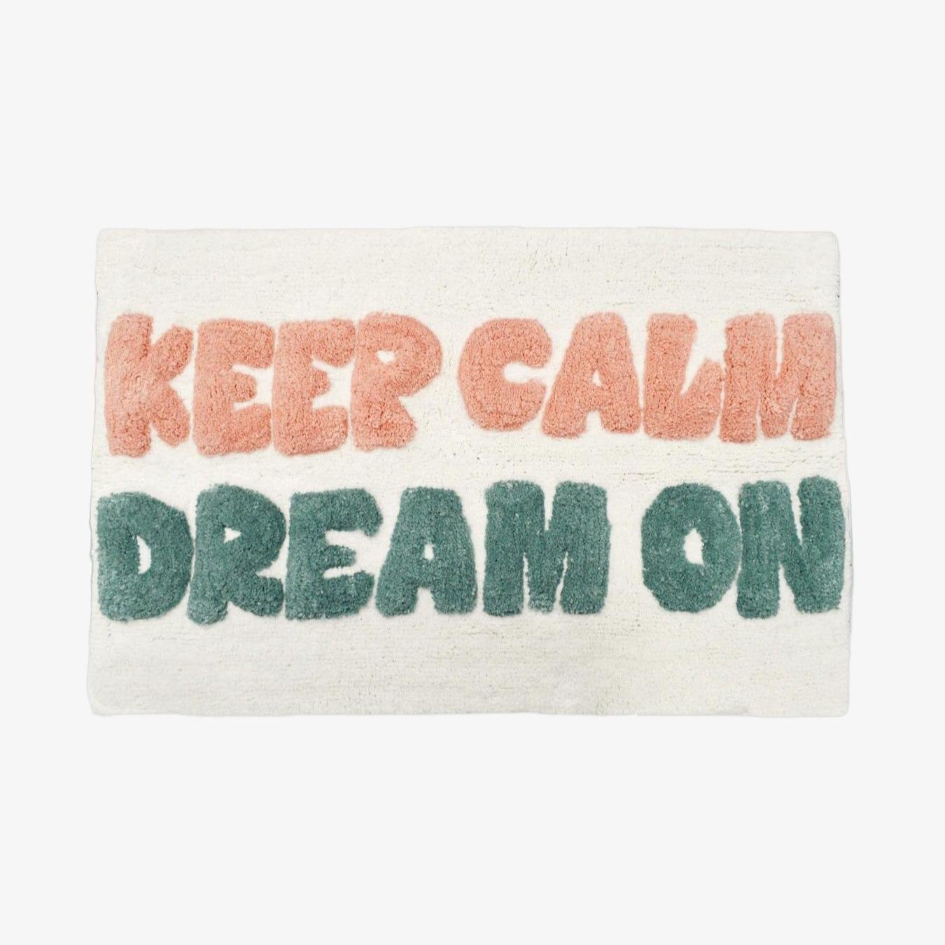 Keep Calm Dream On - Bath Mat by Allure Bath Fashions