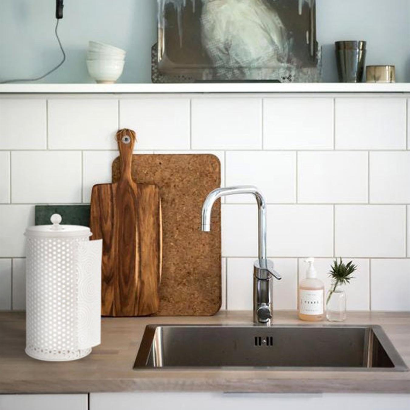 Paper Towel Holder - White by Rozi UK