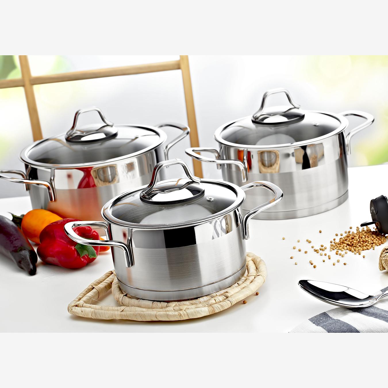 Luna Series 6-piece Mini Cookware Set by Rozi UK