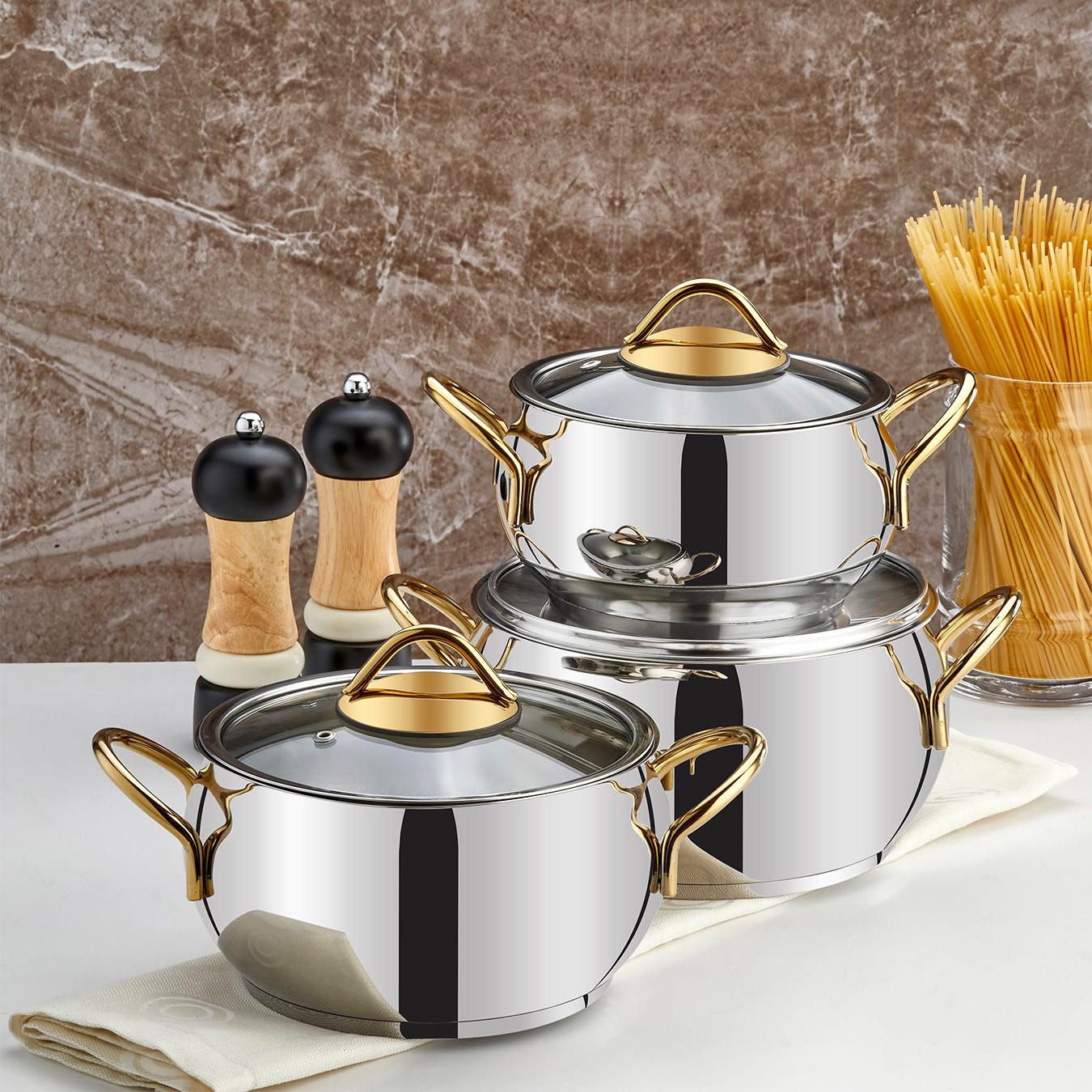 Sevval Collection 6-piece Cookware Set by Rozi UK