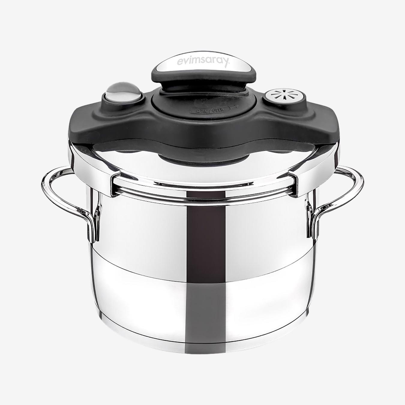 Venus Collection Twist & Lock Stove Top Pressure Cooker - 6 Litres by Rozi UK
