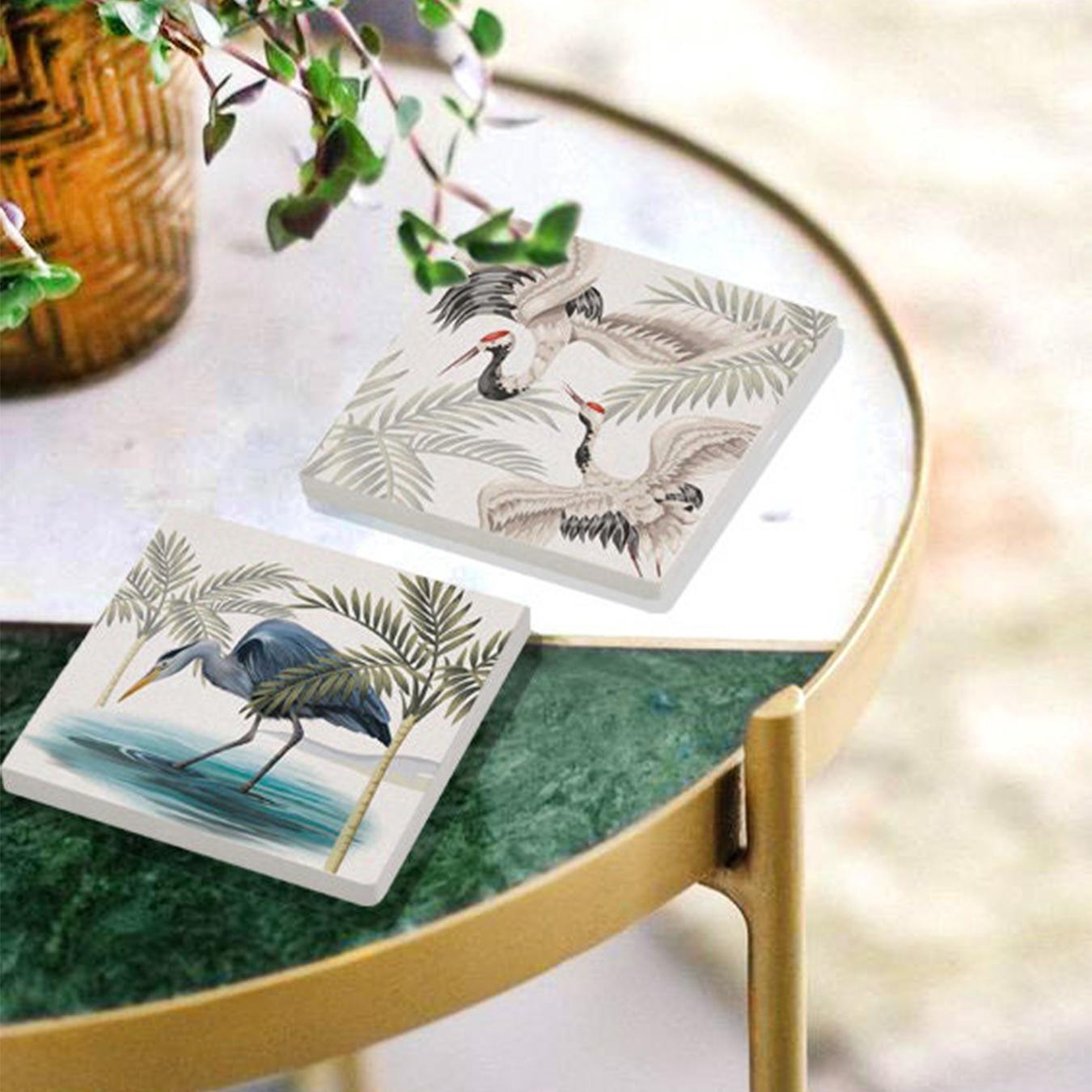 Stork Coasters - Set of 2 by Rozi UK