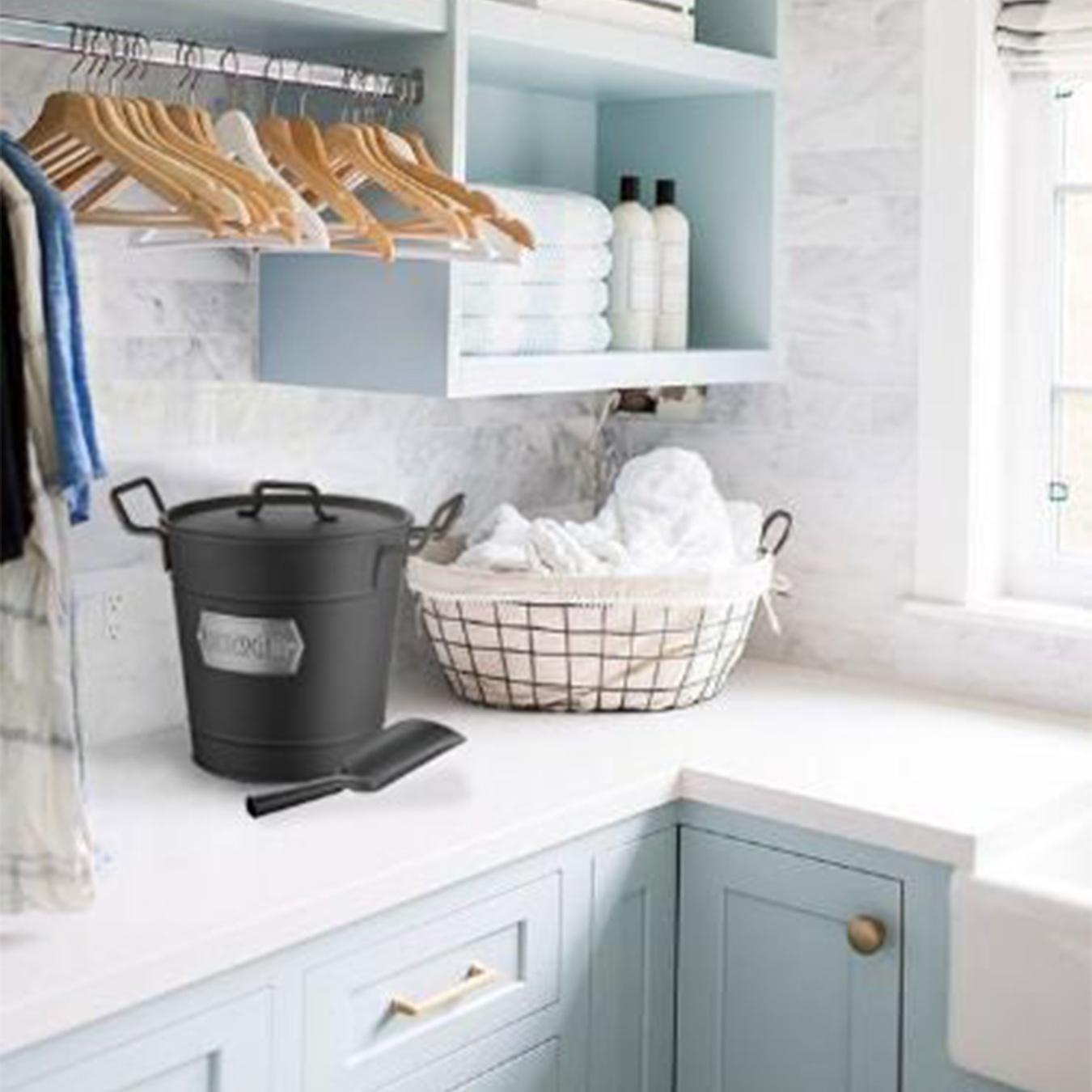 Detergent Storage Bin - Black by Rozi UK