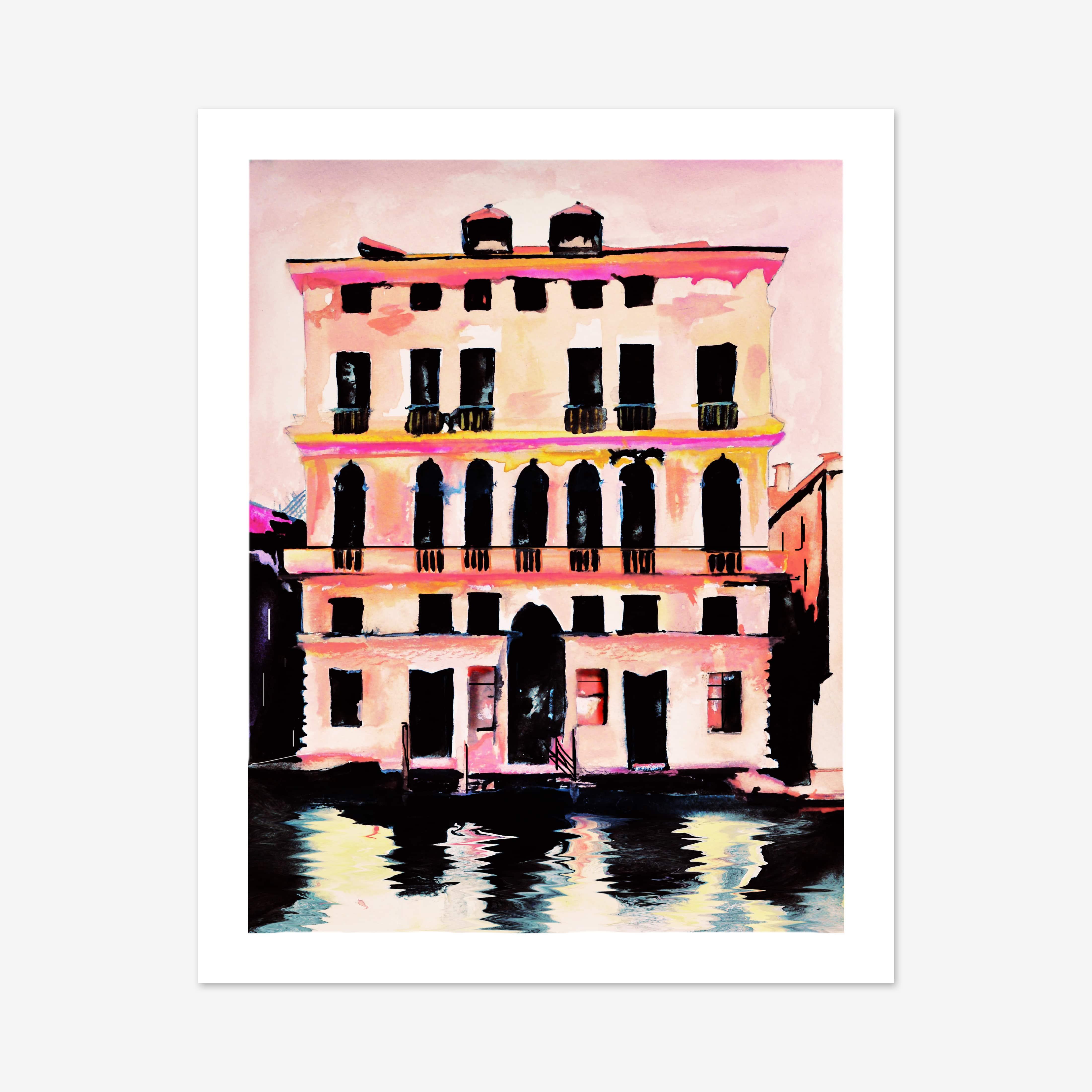 Prada Palazzo Art Print by Leigh Viner