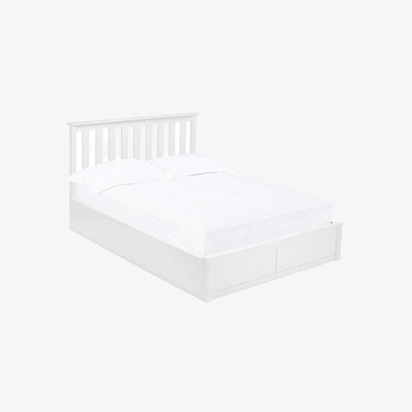 Oxford Wooden Storage Bed - White by G.M Furniture