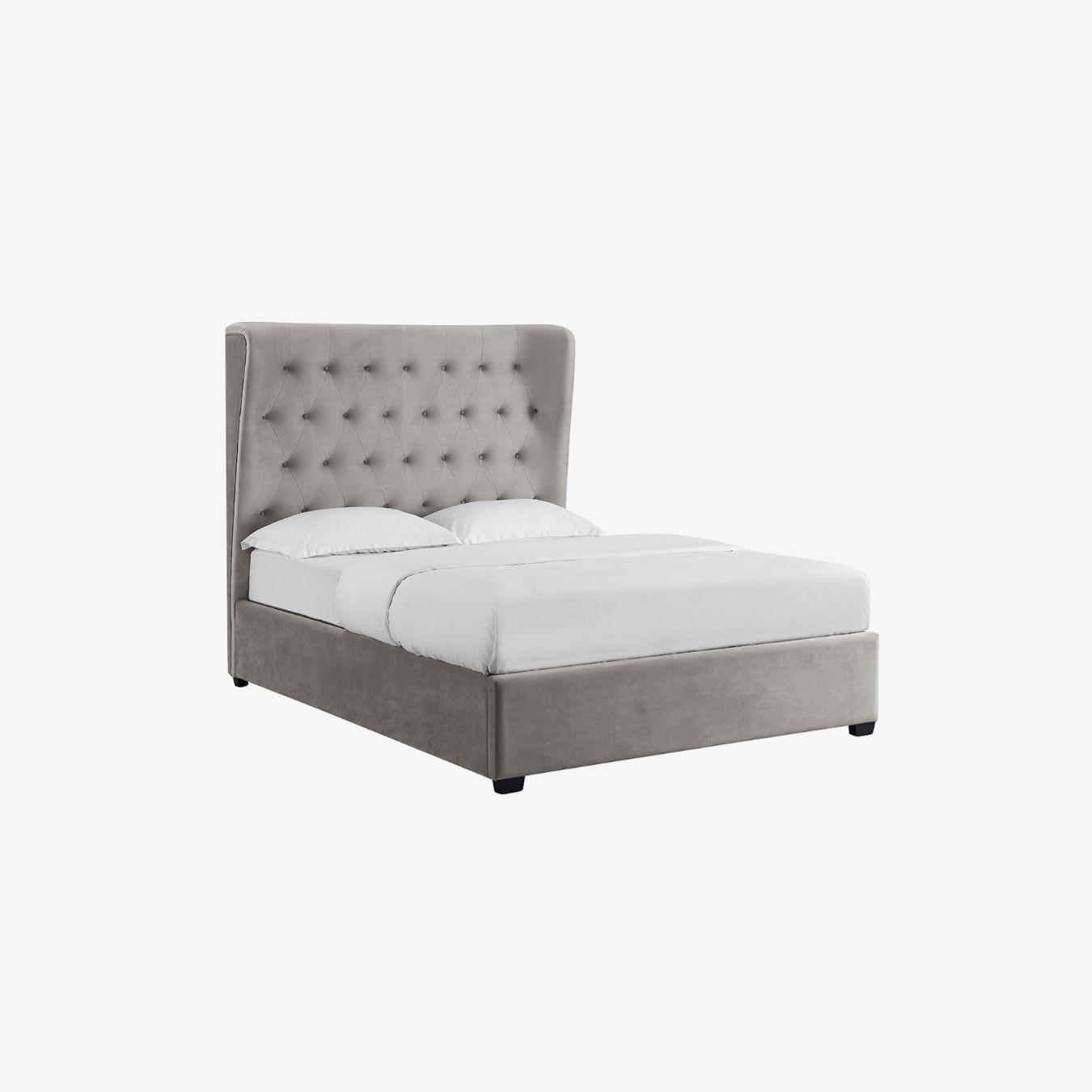 Belgravia Upholstered Ottoman Bed - Grey by G.M Furniture